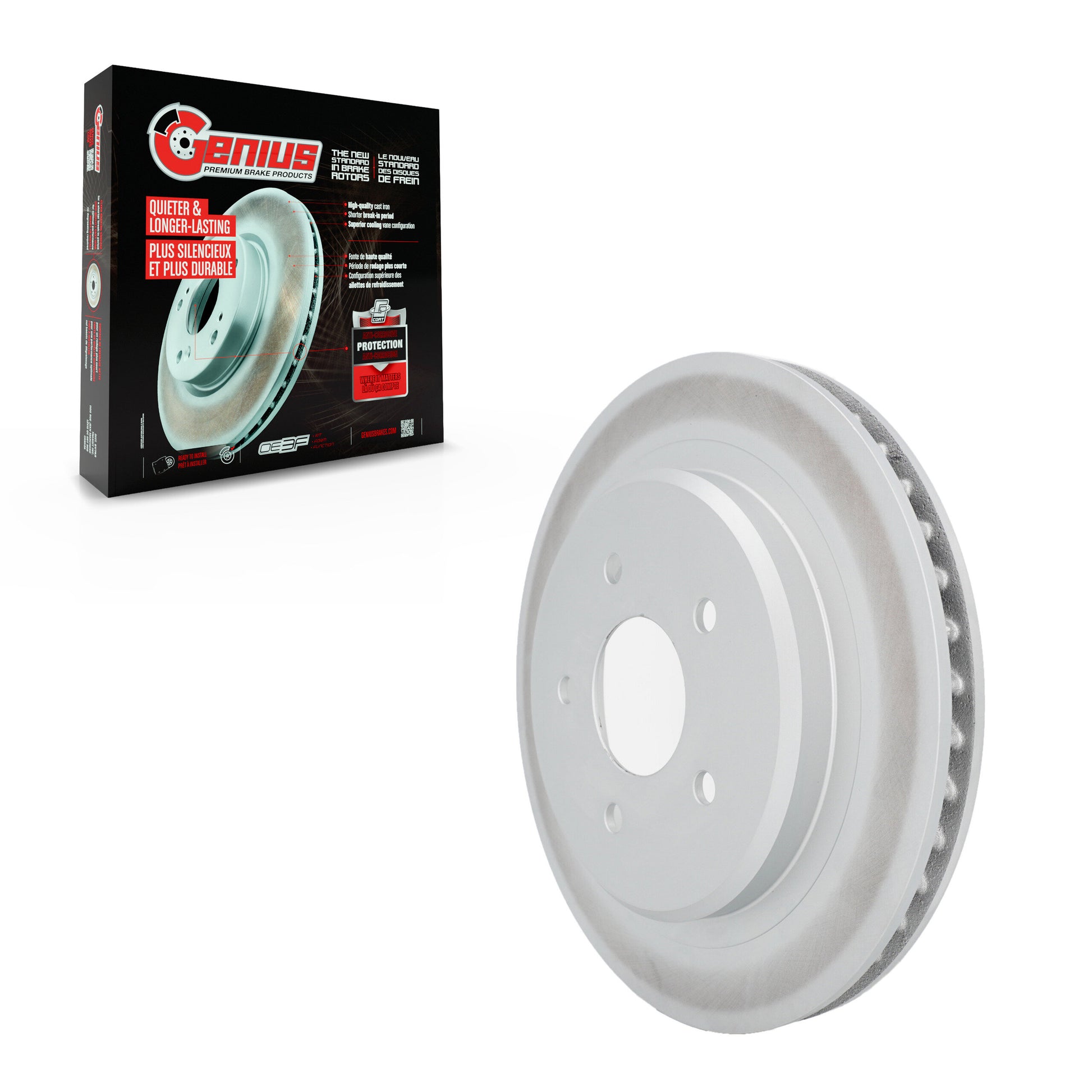 Genius GCR-56702 Disc Brake Rotor for 1997-2004 Chevrolet Corvette - Rear Left