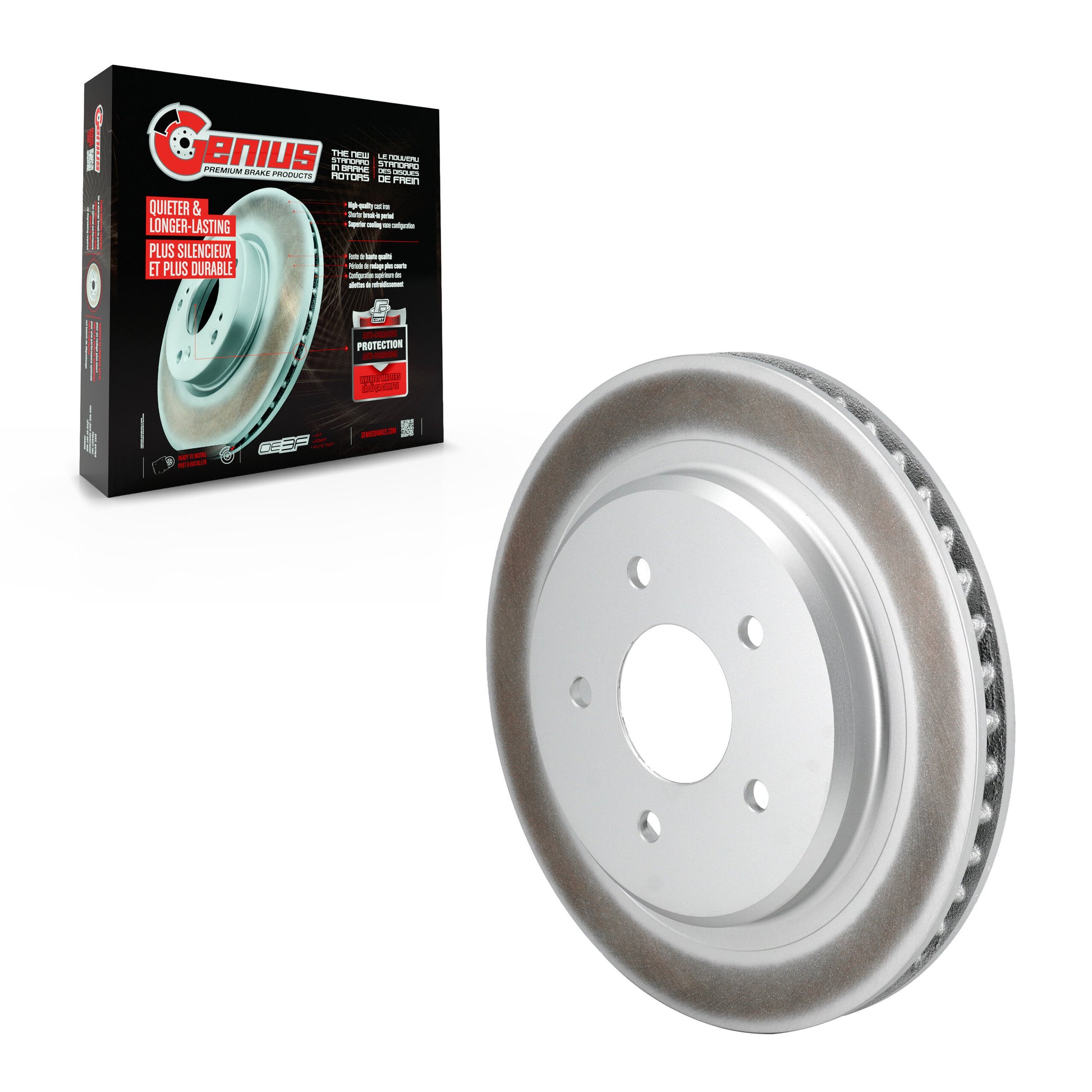 Genius GCR-56703 Disc Brake Rotor for 1997-2004 Chevrolet Corvette - Rear Right
