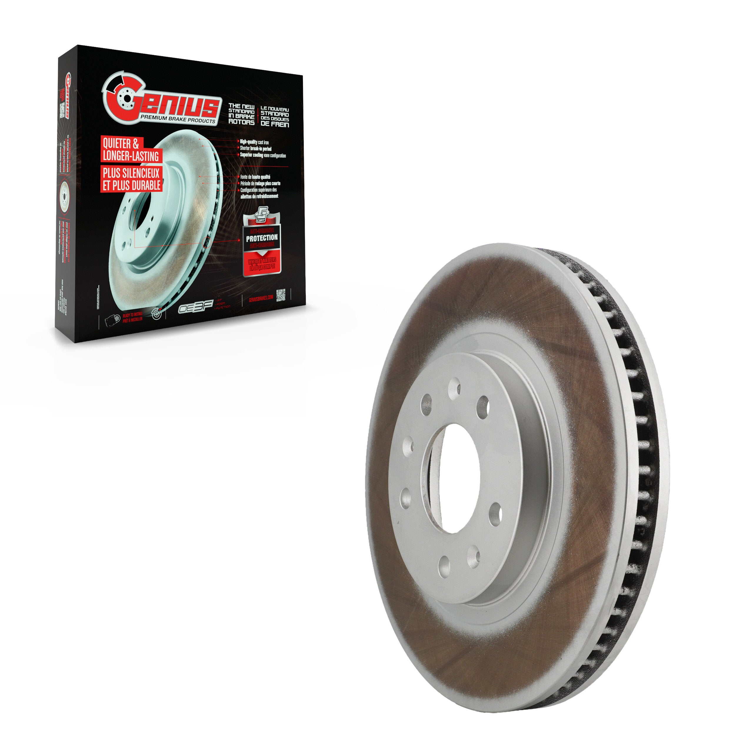 Genius GCR-580120 Disc Brake Rotor for 2003-2007 Cadillac CTS - Front