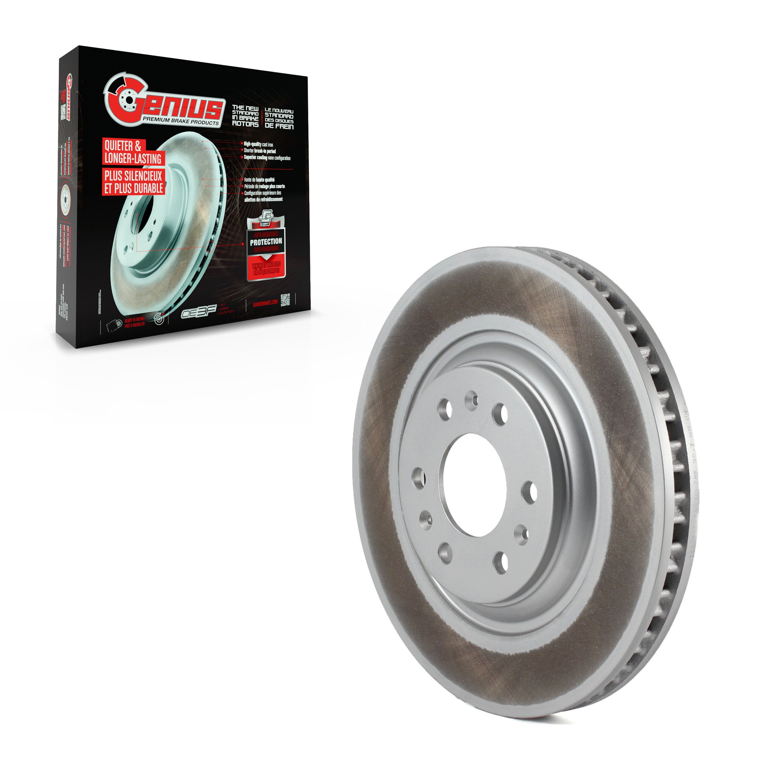 Genius GCR-580259 Disc Brake Rotor for 2004-2009 Cadillac SRX - Front