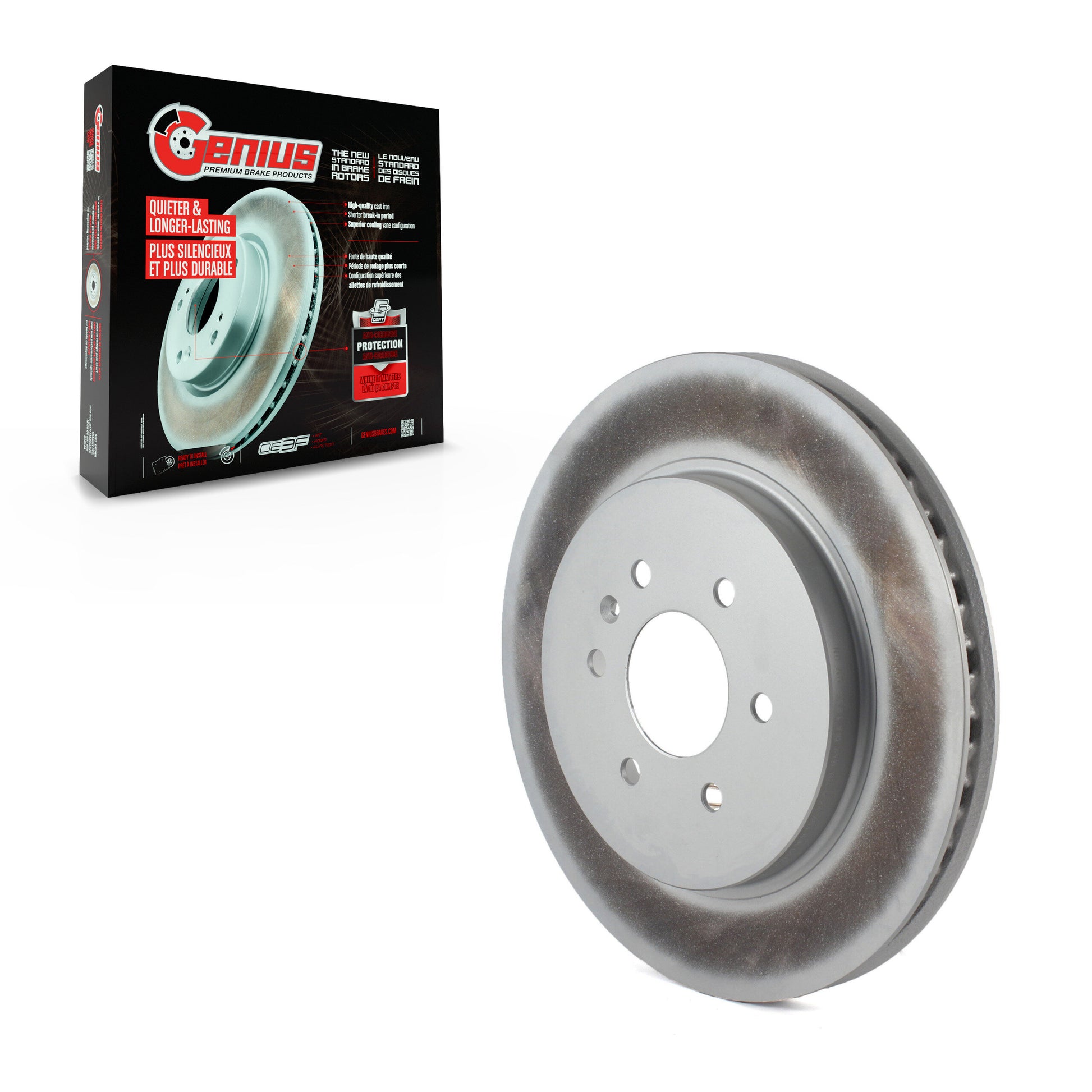 Genius GCR-580260 Disc Brake Rotor for 2004-2009 Cadillac SRX - Rear