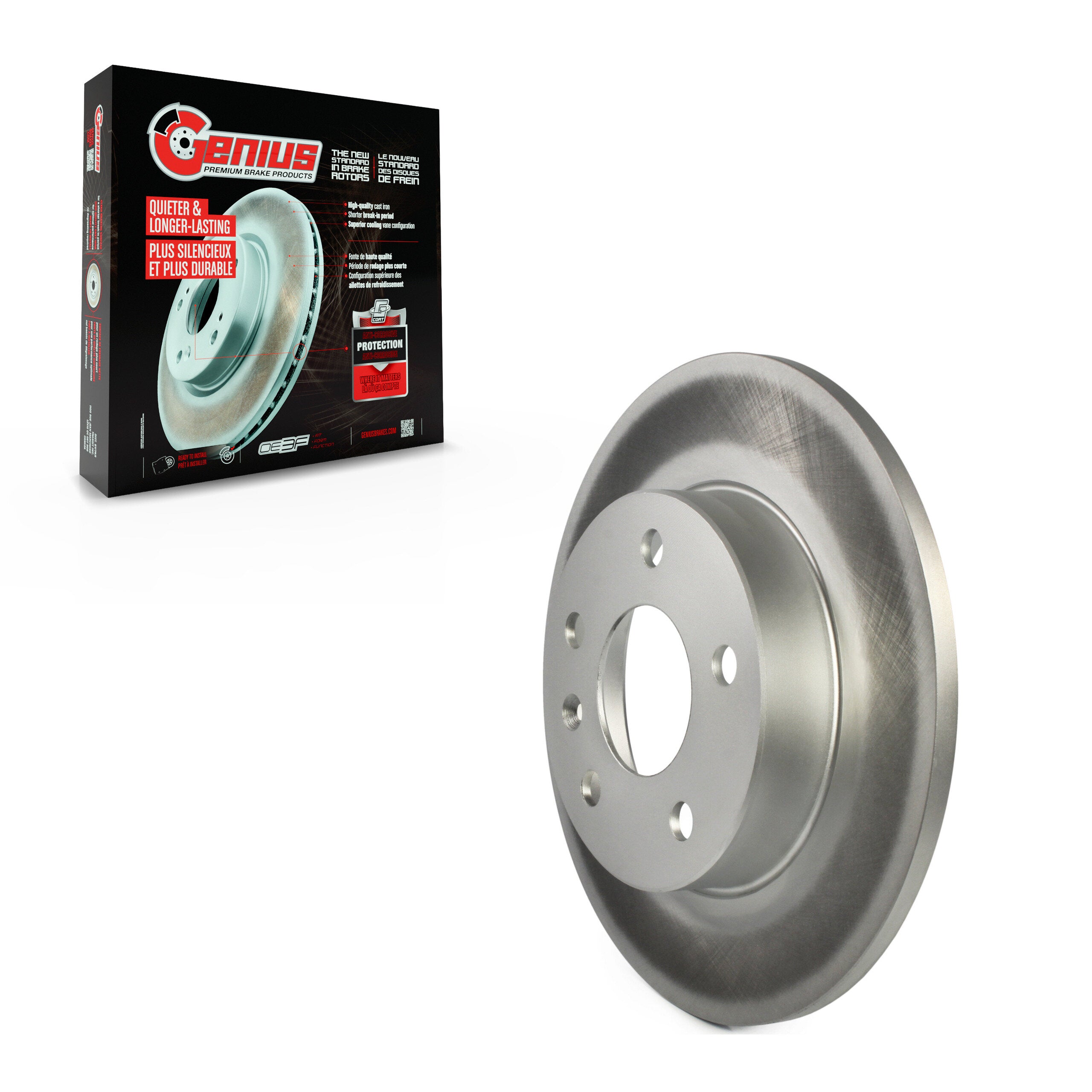 Genius GCR-580665 Disc Brake Rotor for 2008-2009 Saturn Astra - Rear