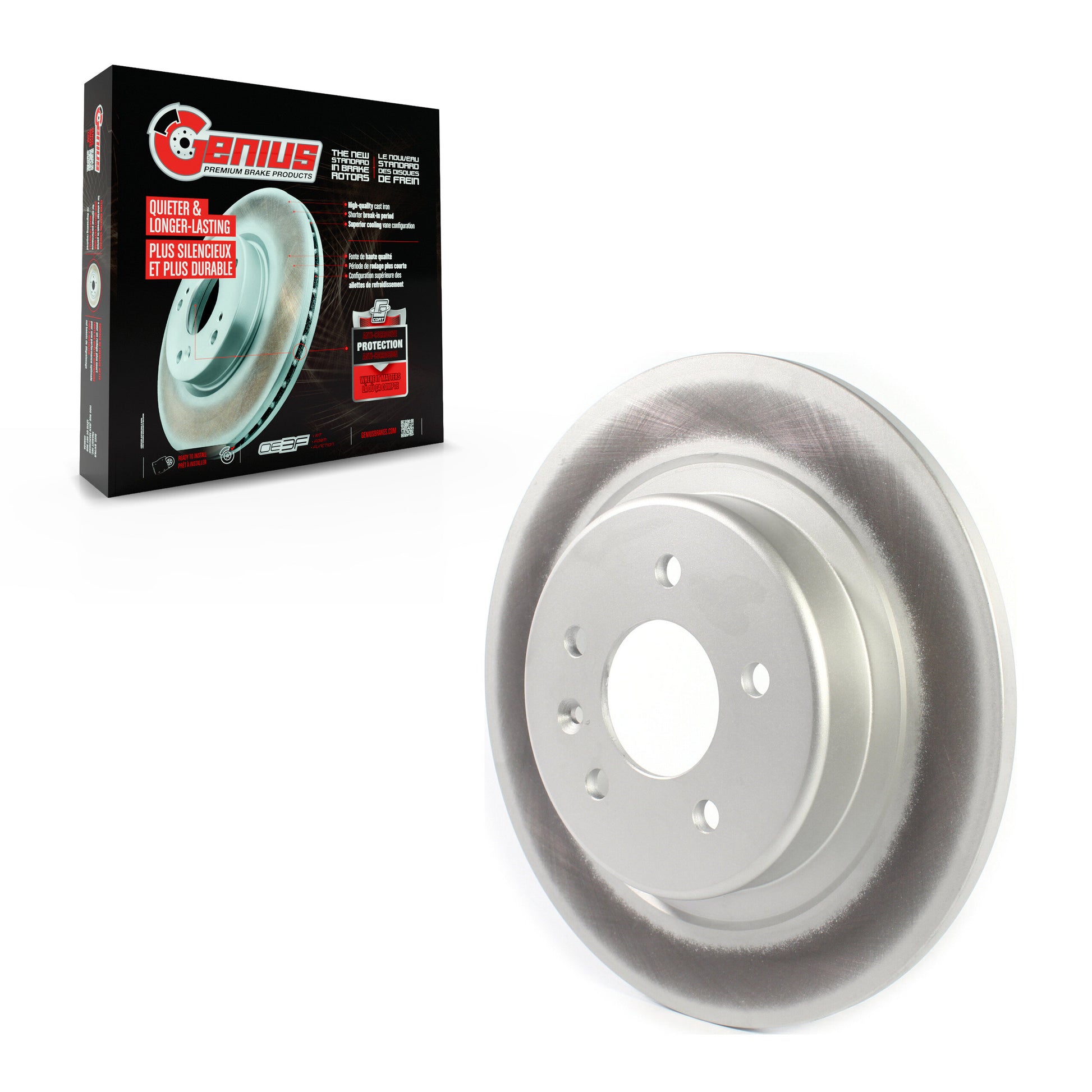 Genius GCR-582032 Disc Brake Rotor for 2016-2018 Buick Envision - Rear