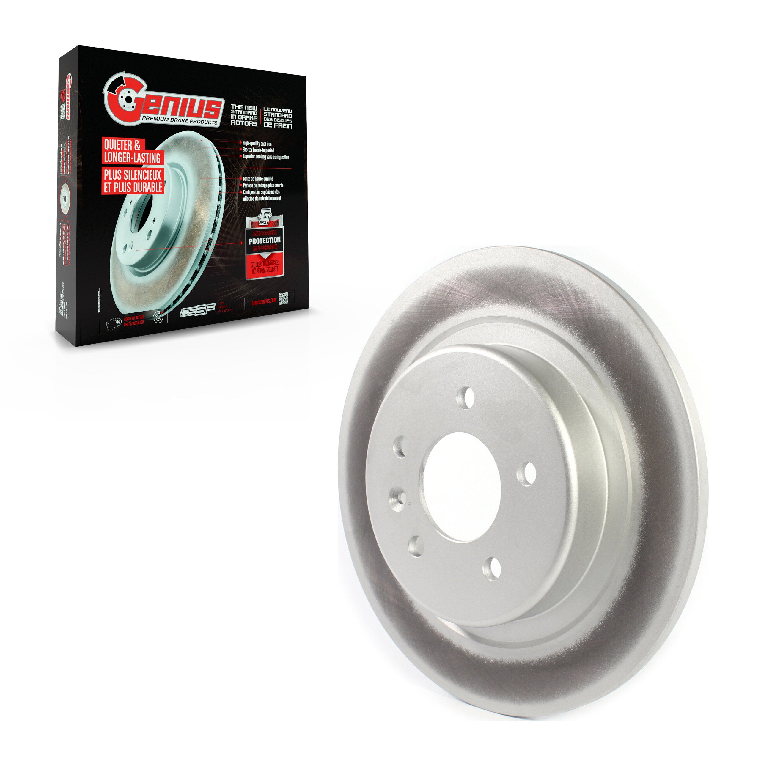Genius GCR-582032 Disc Brake Rotor for 2016-2018 Buick Envision - Rear
