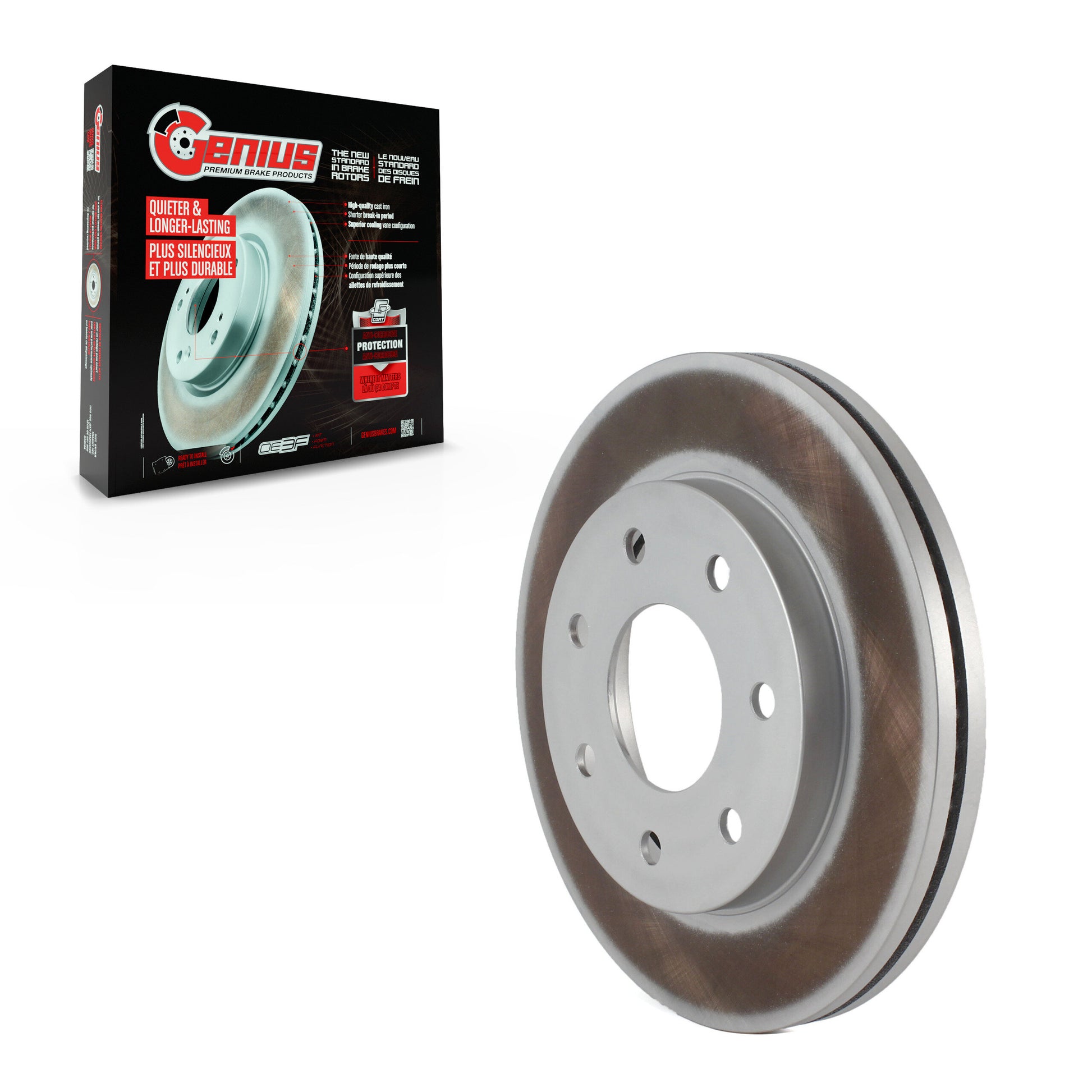 Genius GCR-680181 Disc Brake Rotor for 2004-2008 Lincoln Mark LT, Ford F-150 - Front
