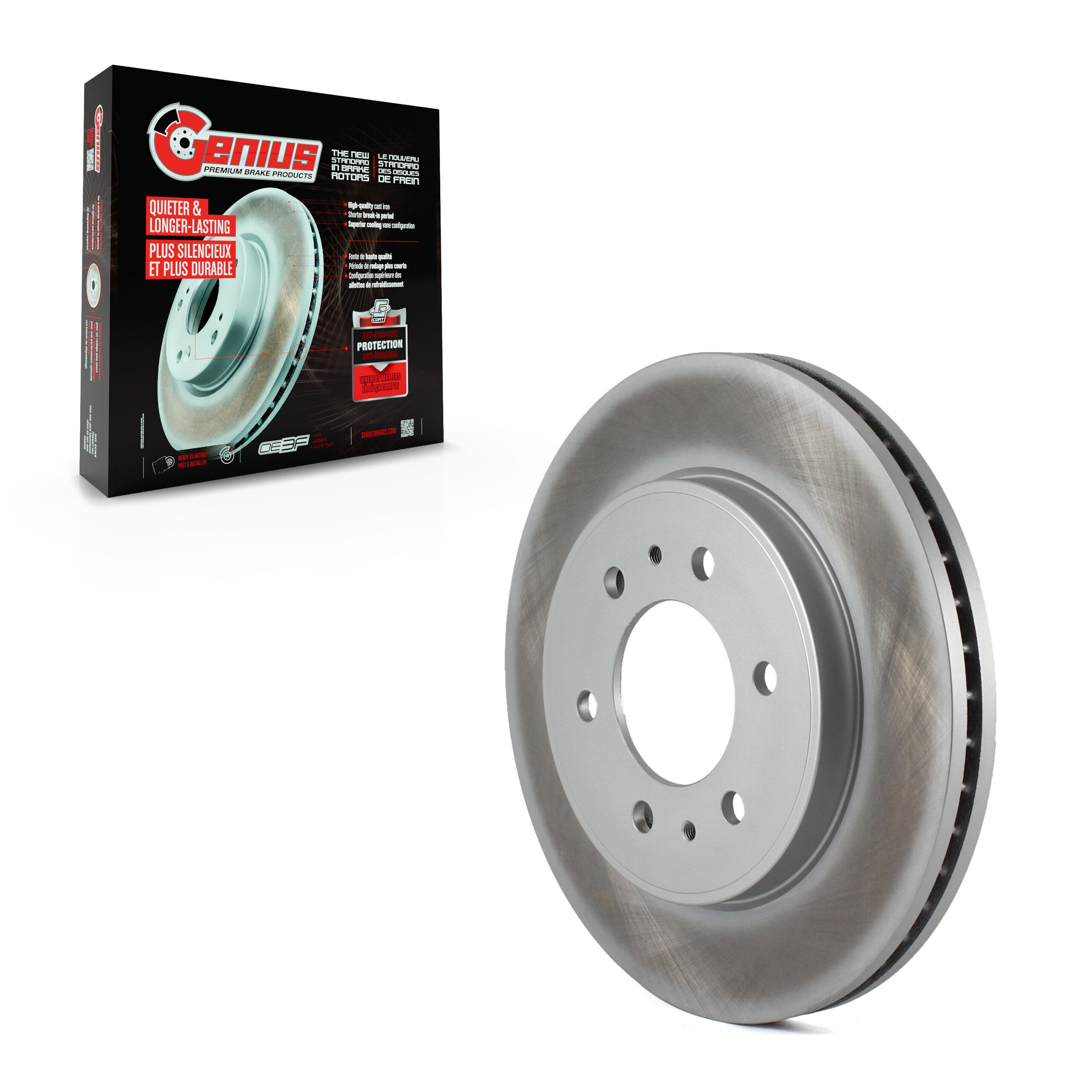 Genius GCR-680754 Disc Brake Rotor for 2009 Ford F-150 - Front