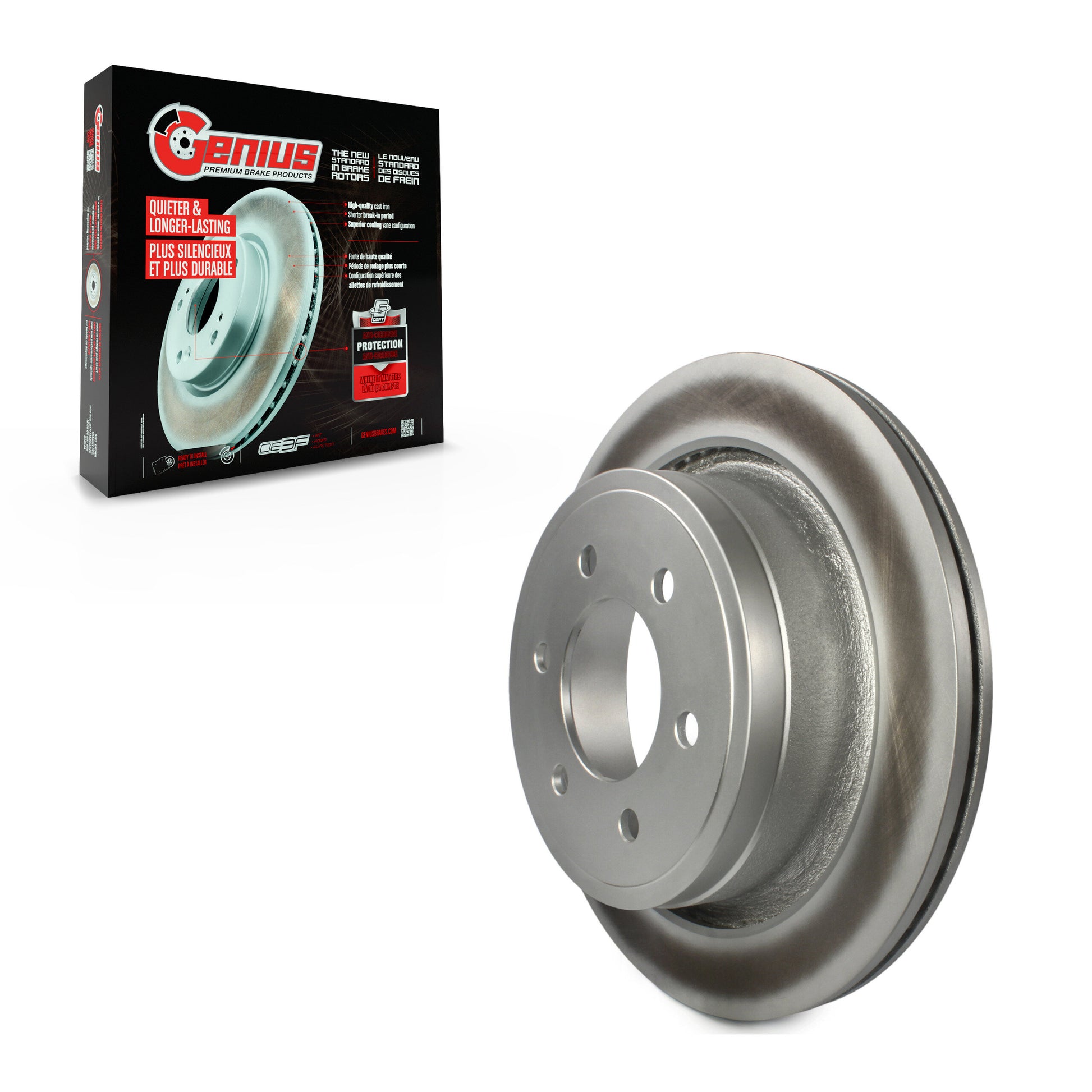 Genius GCR-680976 Disc Brake Rotor for 2012-2020 Ford F-150 - Rear