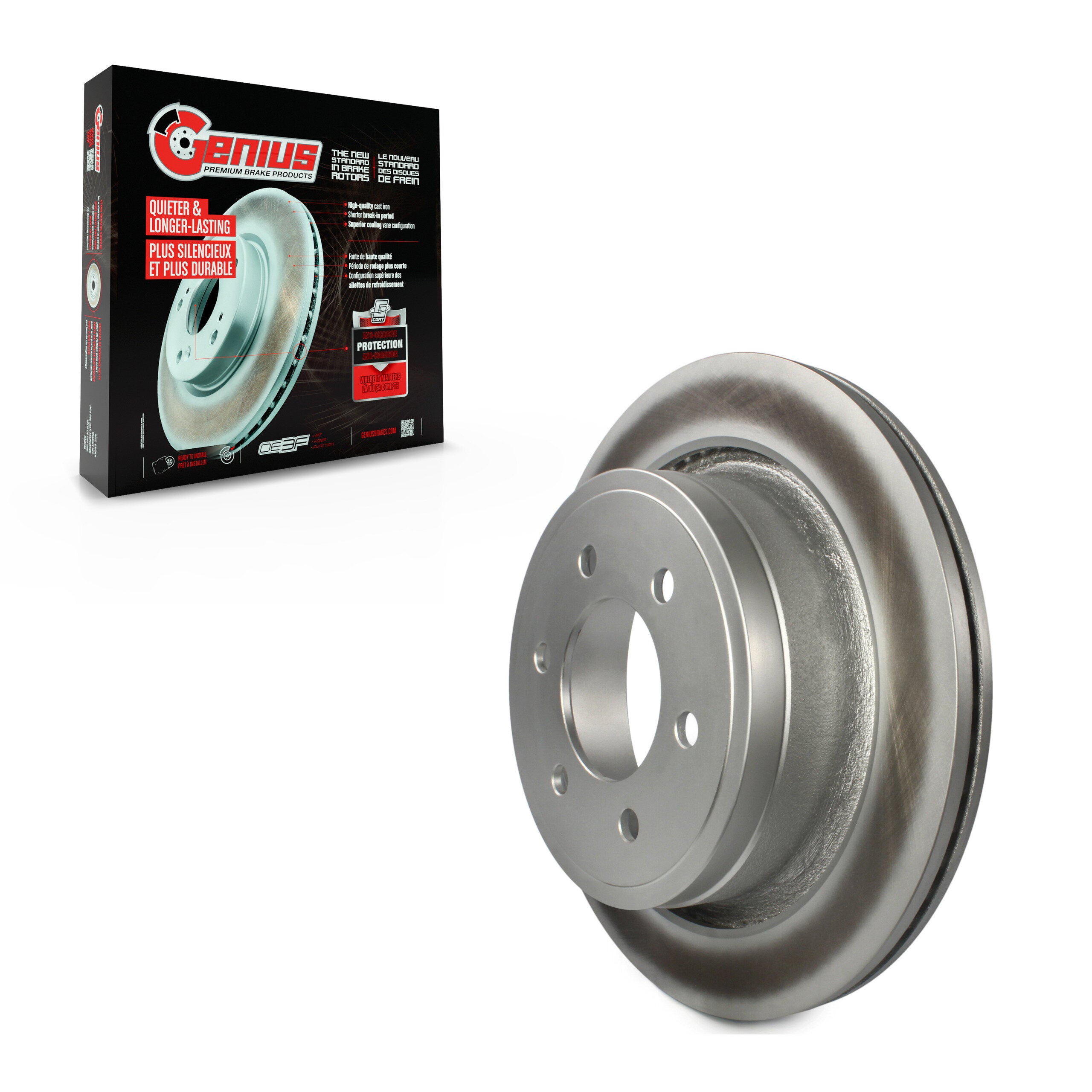 Genius GCR-680976 Disc Brake Rotor for 2012-2020 Ford F-150 - Rear