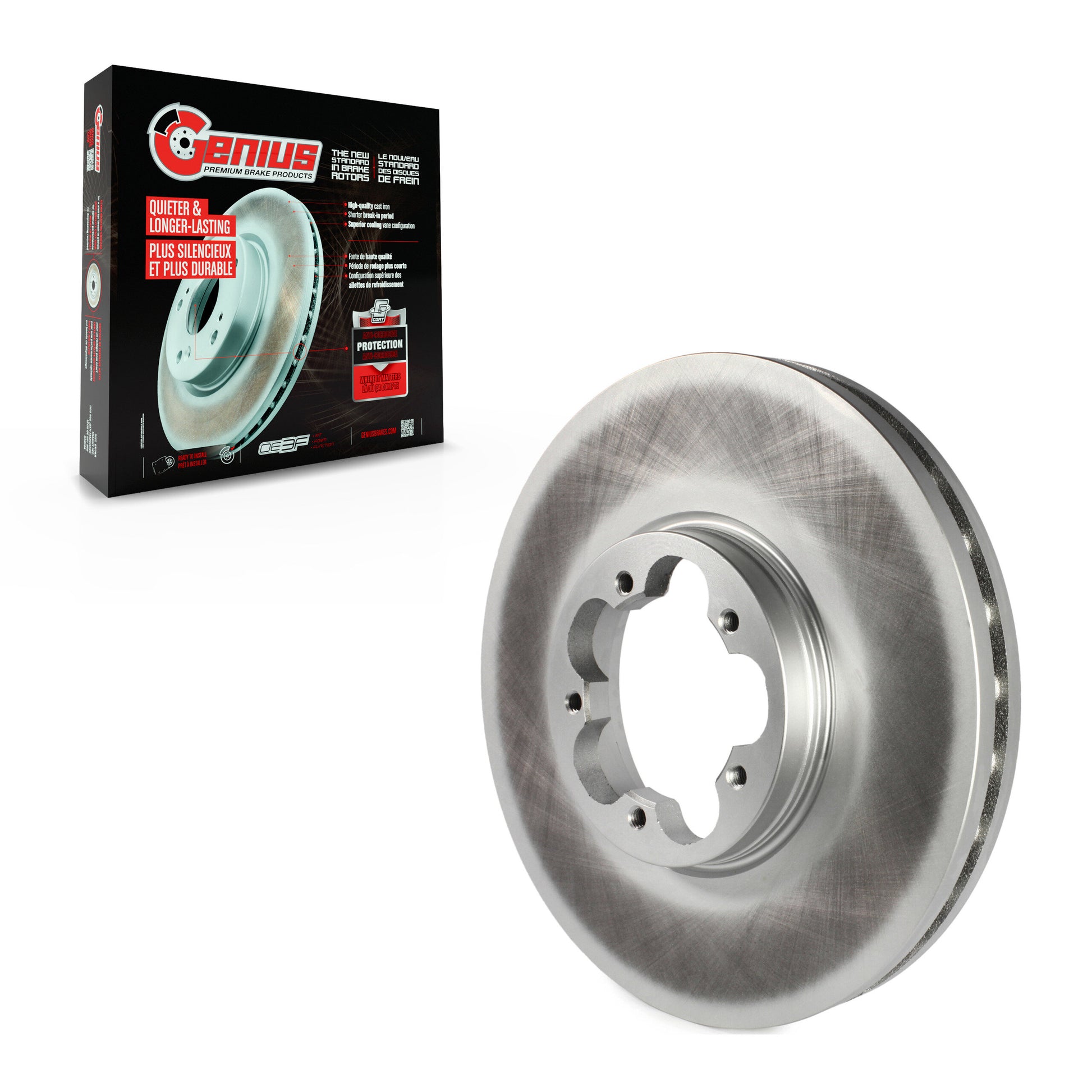 Genius GCR-681781 Disc Brake Rotor for 2015-2023 Ford E-Transit, Ford Transit-150, Ford Transit-250 - Front