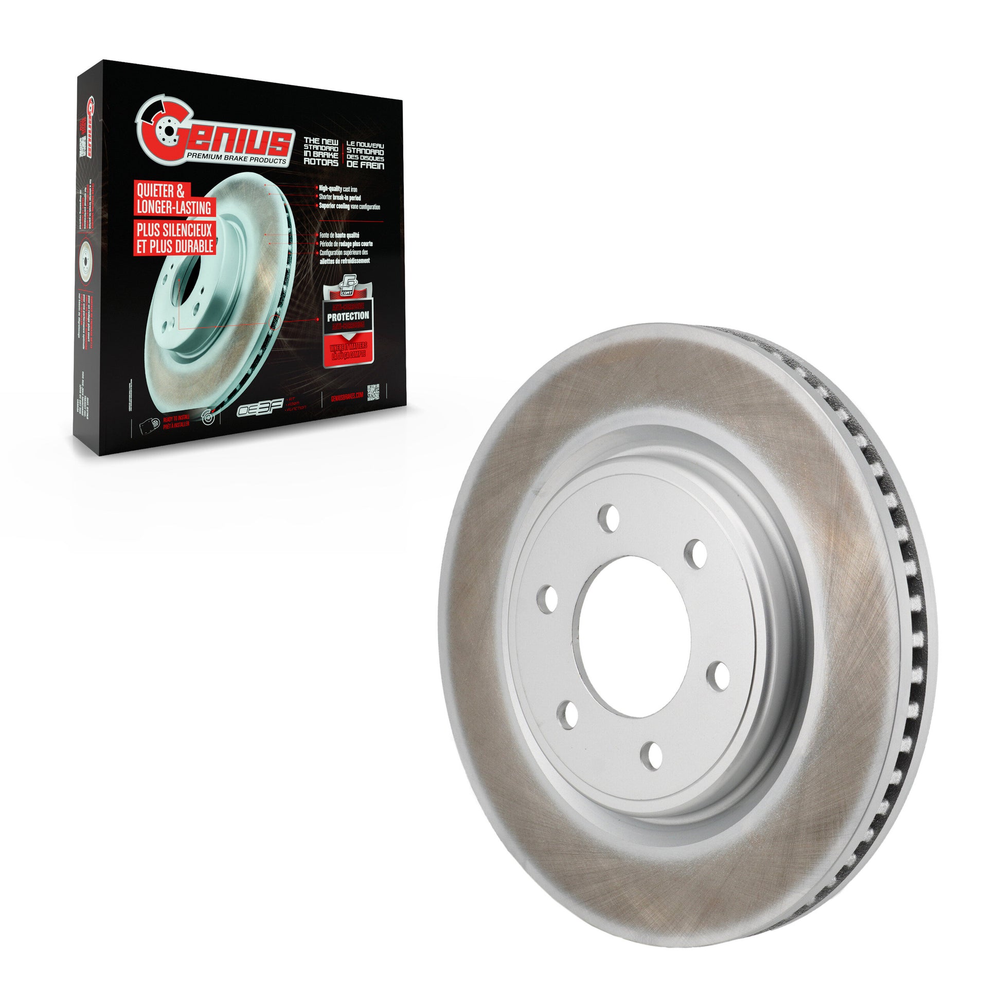 Genius GCR-682746 Disc Brake Rotor for 2021-2025 Ford Bronco, Ford Expedition, Lincoln Navigator - Front