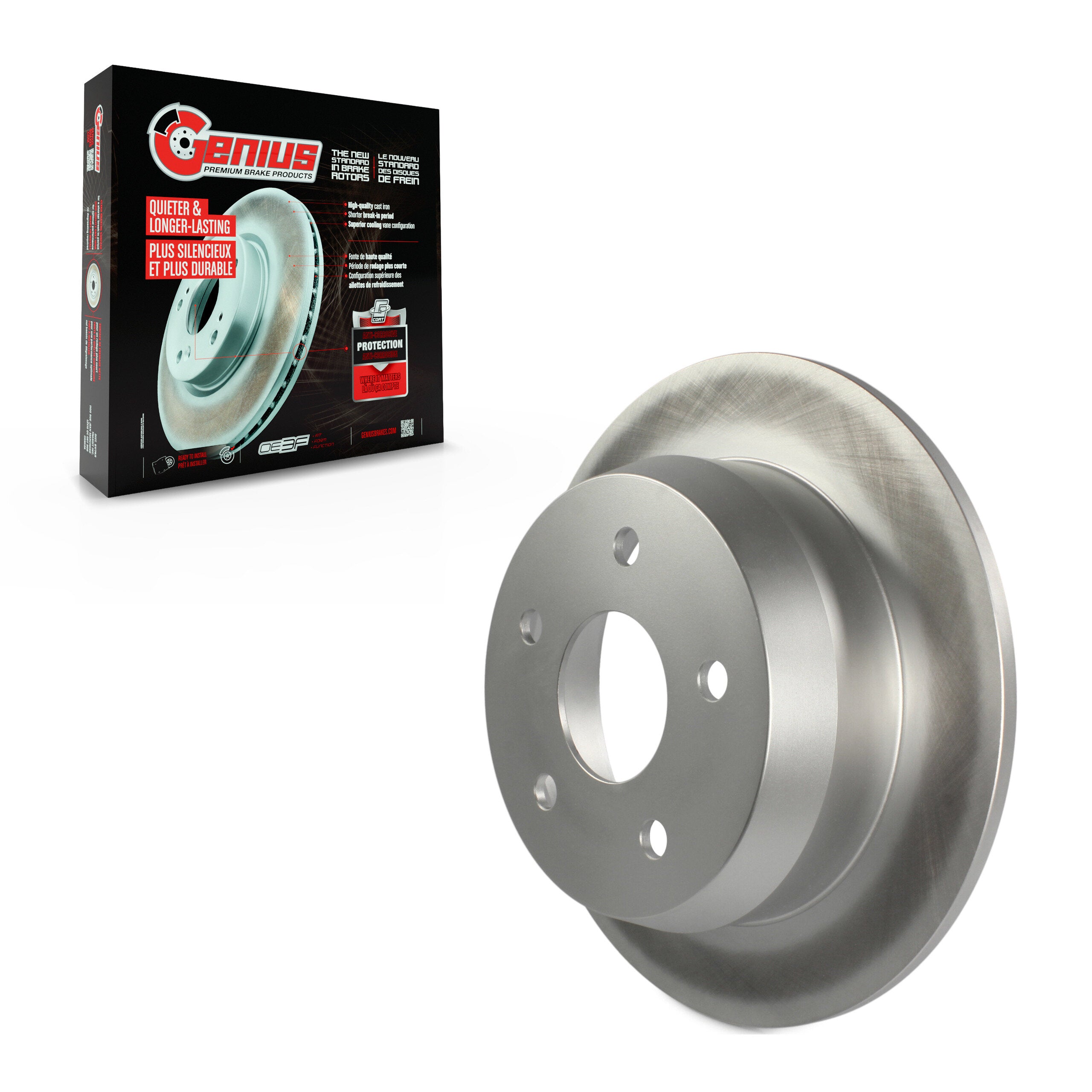 Genius GCR-76794 Disc Brake Rotor for 1999-2004 Jeep Grand Cherokee - Rear