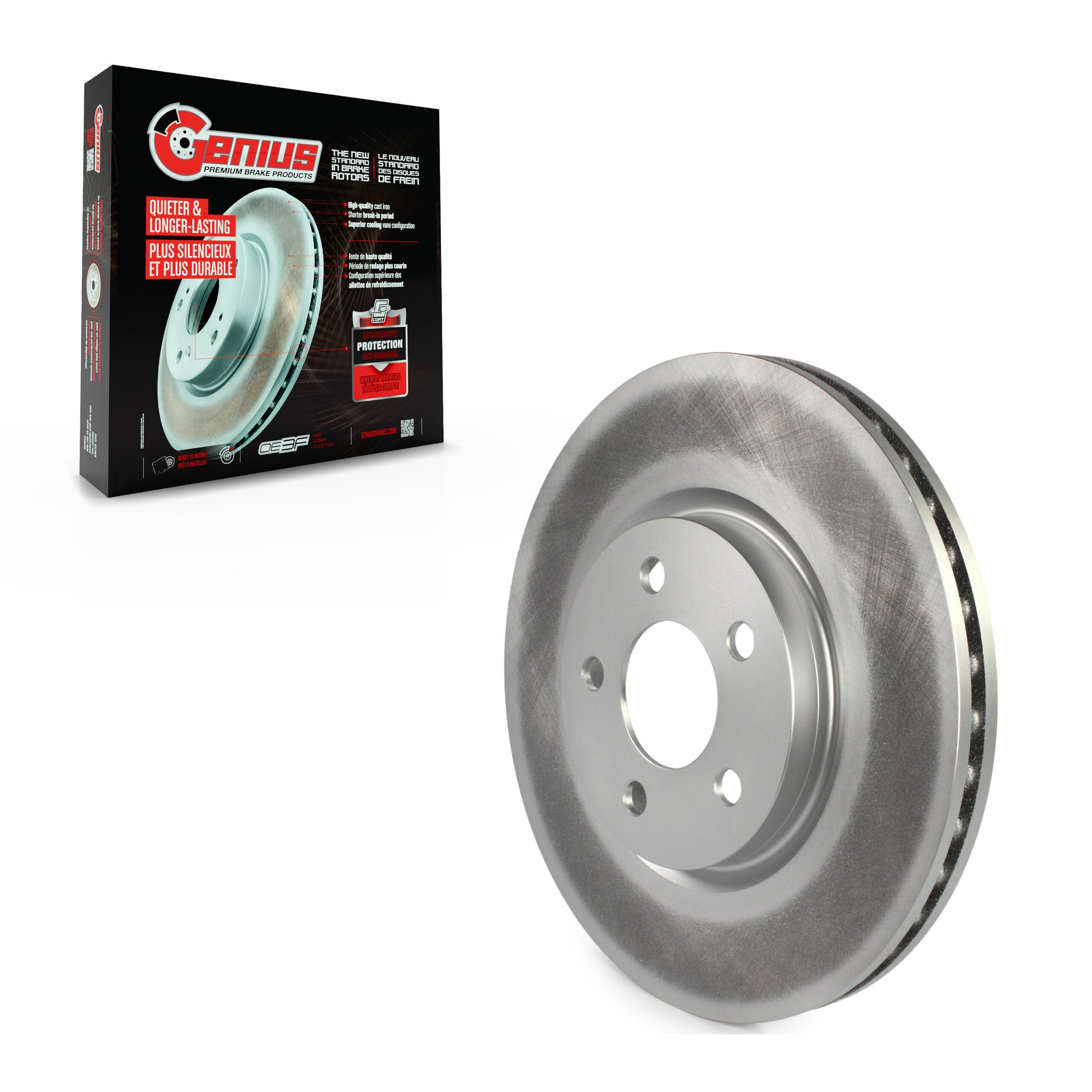 Genius GCR-76955 Disc Brake Rotor for 2001-2010 Chrysler PT Cruiser - Front