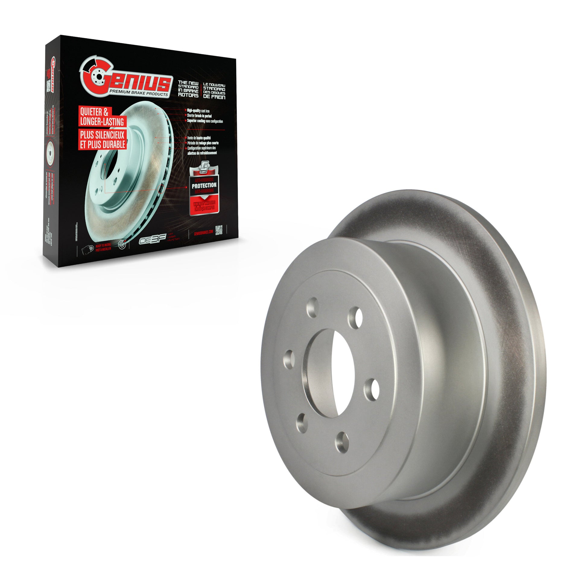 Genius GCR-780144 Disc Brake Rotor for 2003-2004 Dodge Dakota - Rear