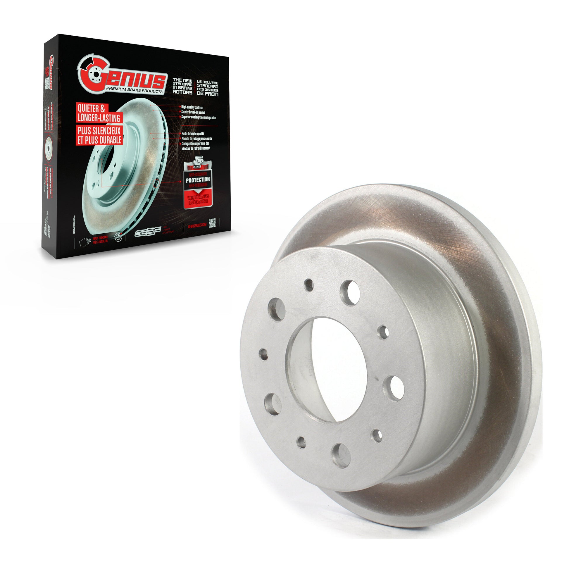 Genius GCR-781109 Disc Brake Rotor for 2014-2021 Ram ProMaster 1500, Ram ProMaster 2500, Ram ProMaster 3500 - Rear