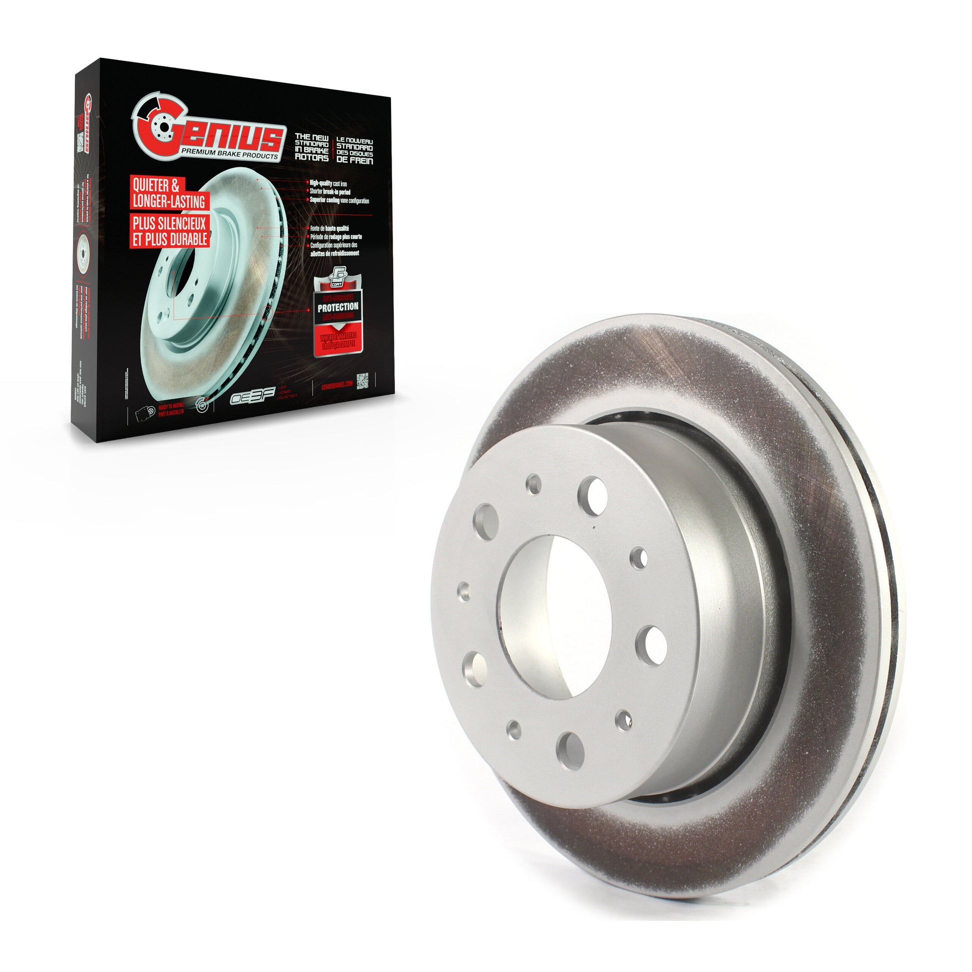 Genius GCR-781138 Disc Brake Rotor for 2014-2021 Ram ProMaster 1500, Ram ProMaster 2500, Ram ProMaster 3500 - Rear