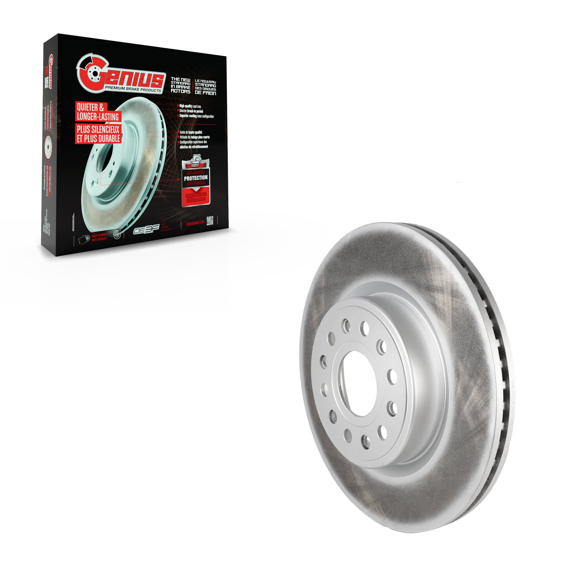 Genius GCR-782430 Disc Brake Rotor for 2019-2024 Ram 1500 - Front