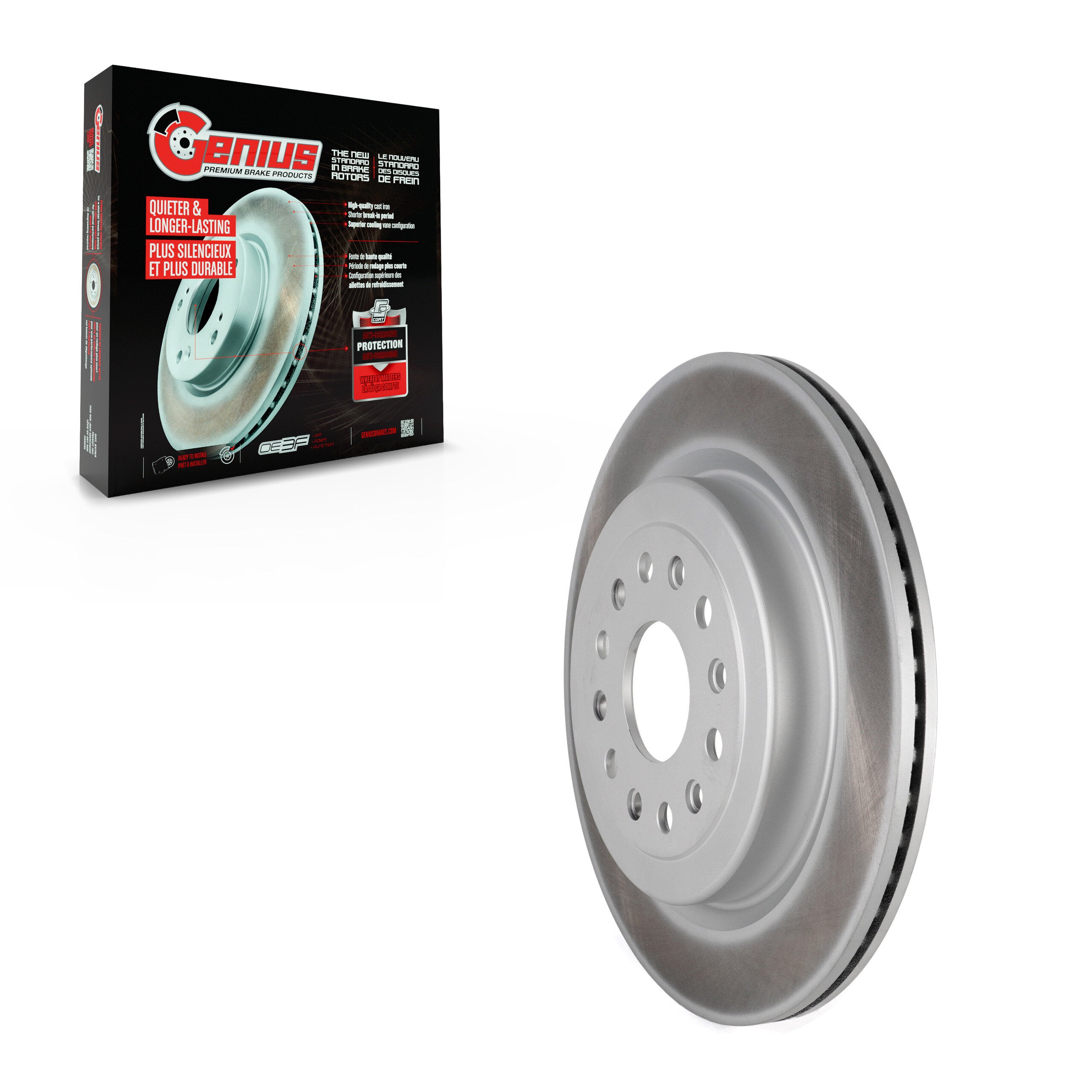 Genius GCR-782497 Disc Brake Rotor for 2019-2024 Ram 1500 - Rear