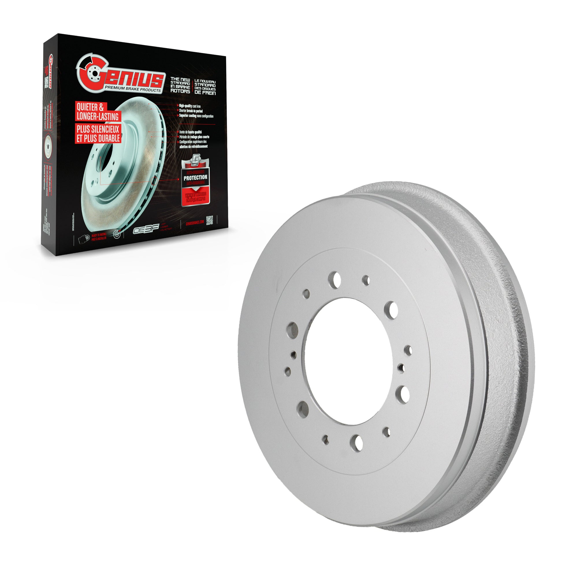 Genius GCR-9779 Brake Drum for 2005-2023 Toyota Tacoma - Rear