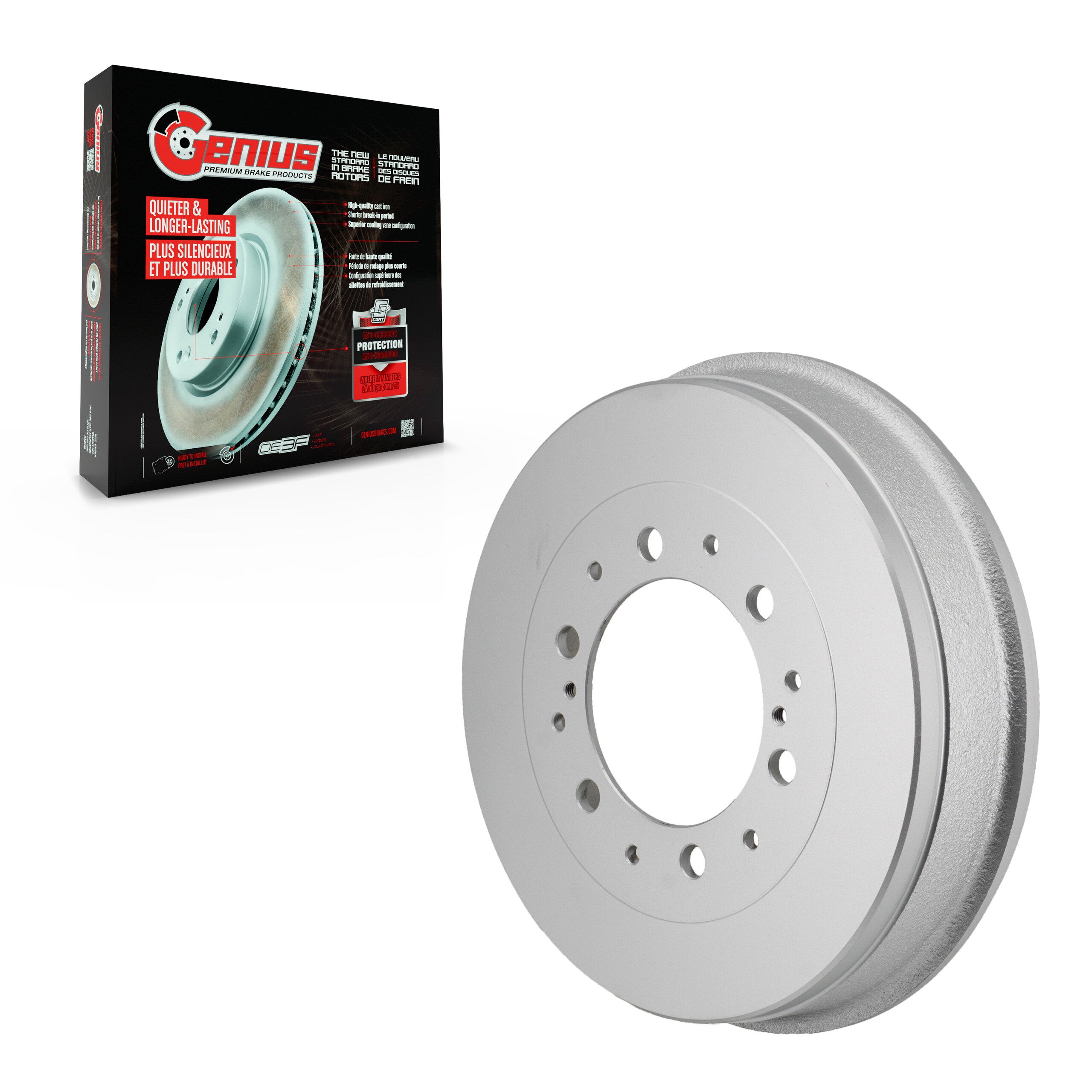Genius GCR-9779 Brake Drum for 2005-2023 Toyota Tacoma - Rear