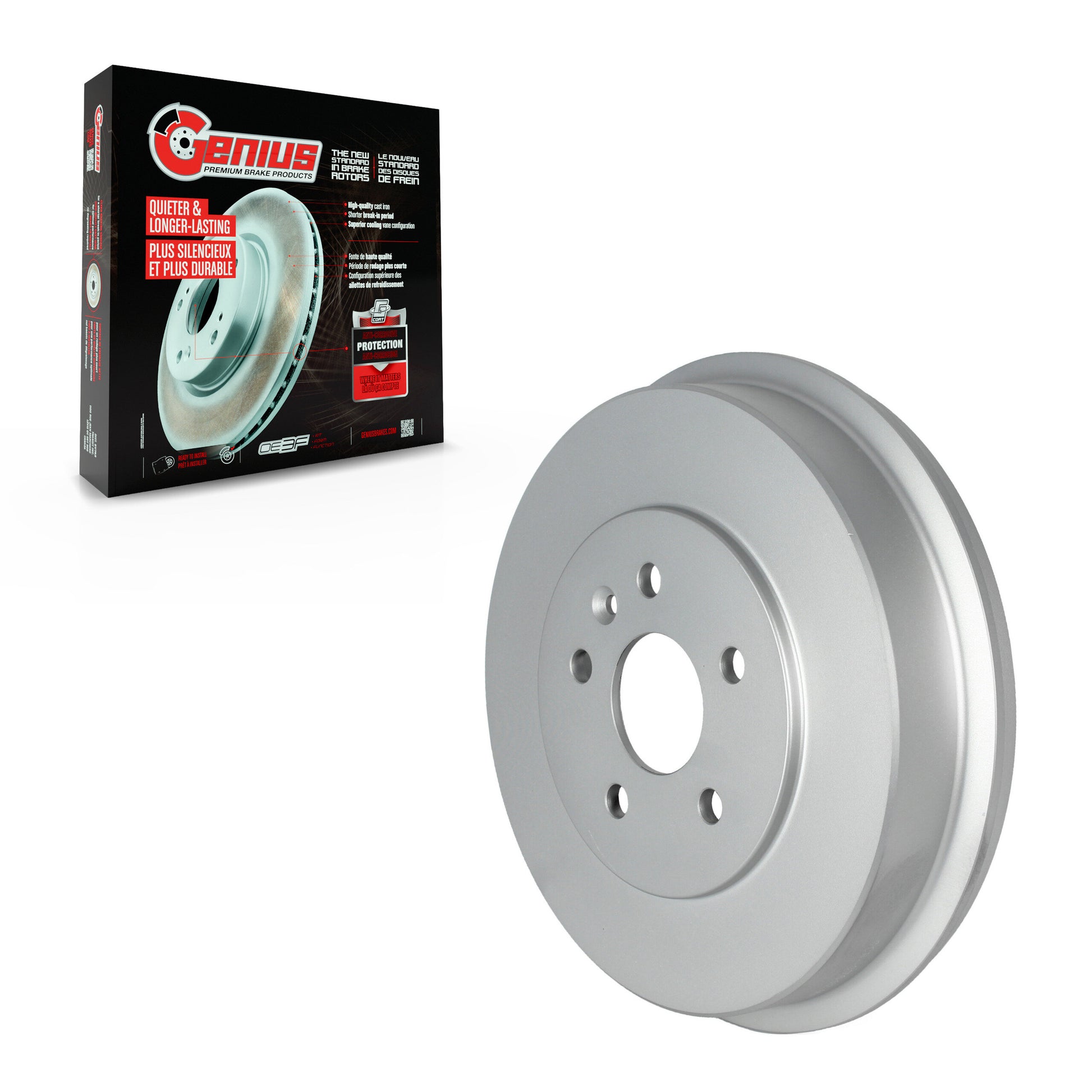 Genius GCR-97812 Brake Drum for 2011-2016 Chevrolet Cruze, Chevrolet Cruze Limited - Rear