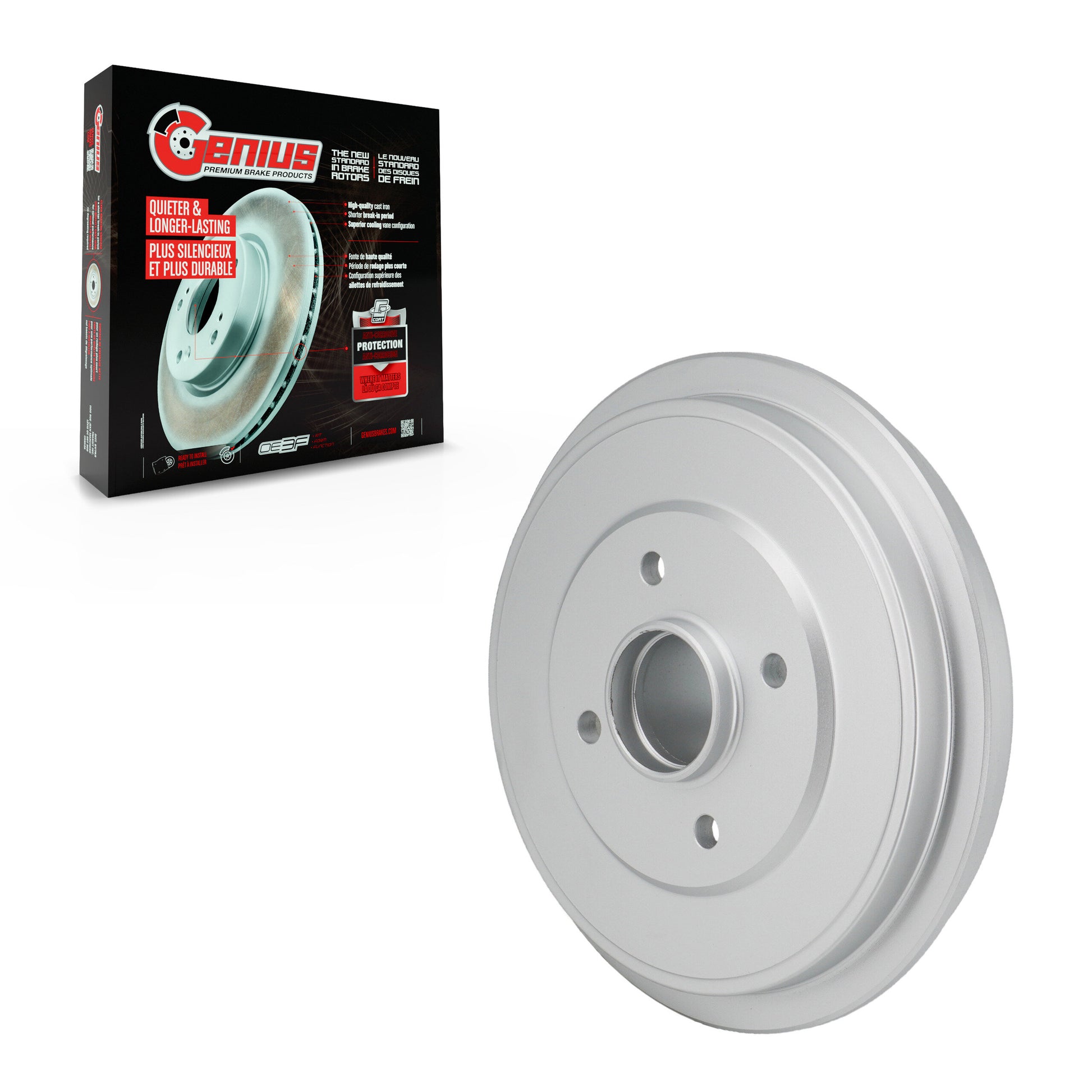 Genius GCR-97836 Brake Drum for 2012-2019 Nissan Micra, Nissan Versa Note, Nissan Versa - Rear