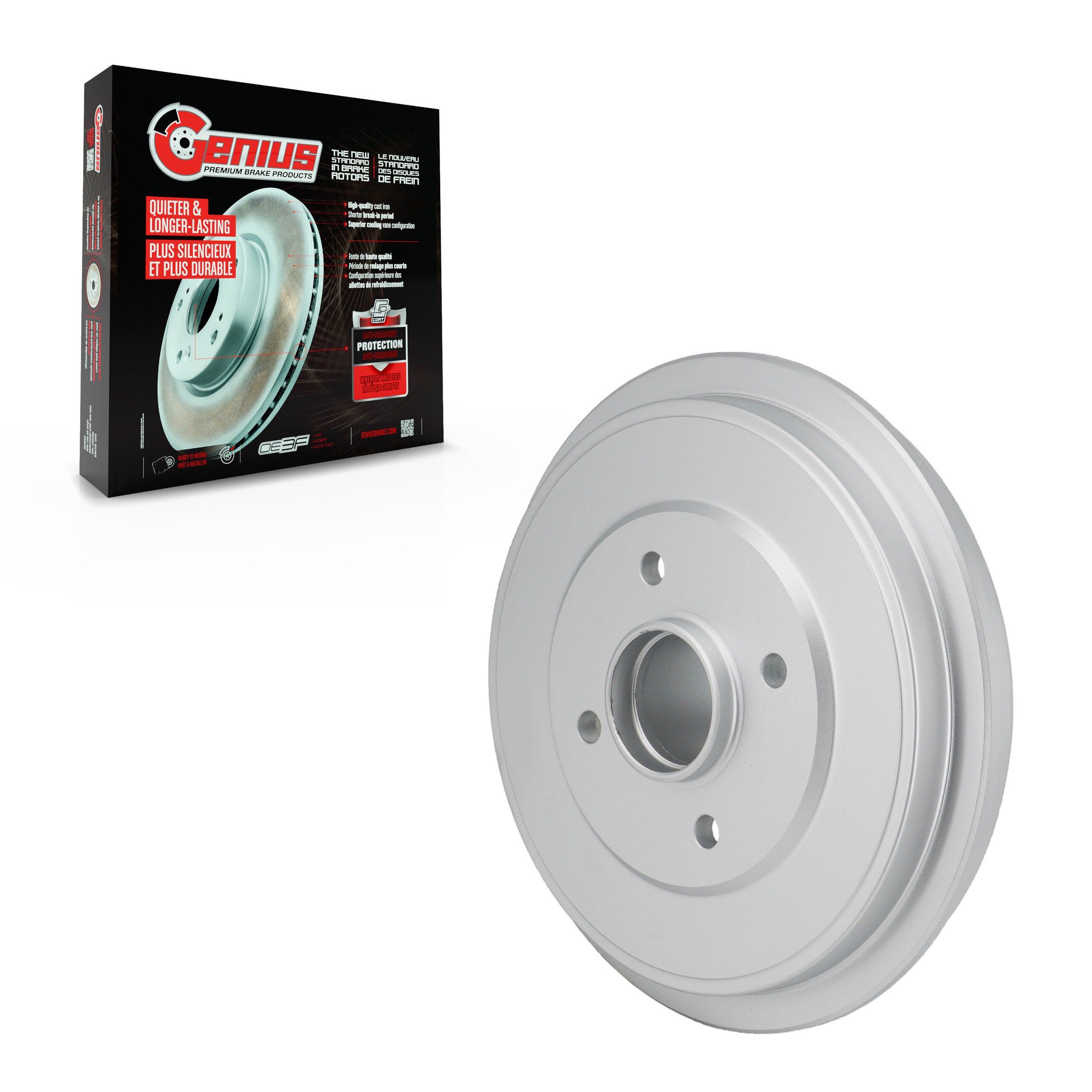 Genius GCR-97836 Brake Drum for 2012-2019 Nissan Micra, Nissan Versa Note, Nissan Versa - Rear