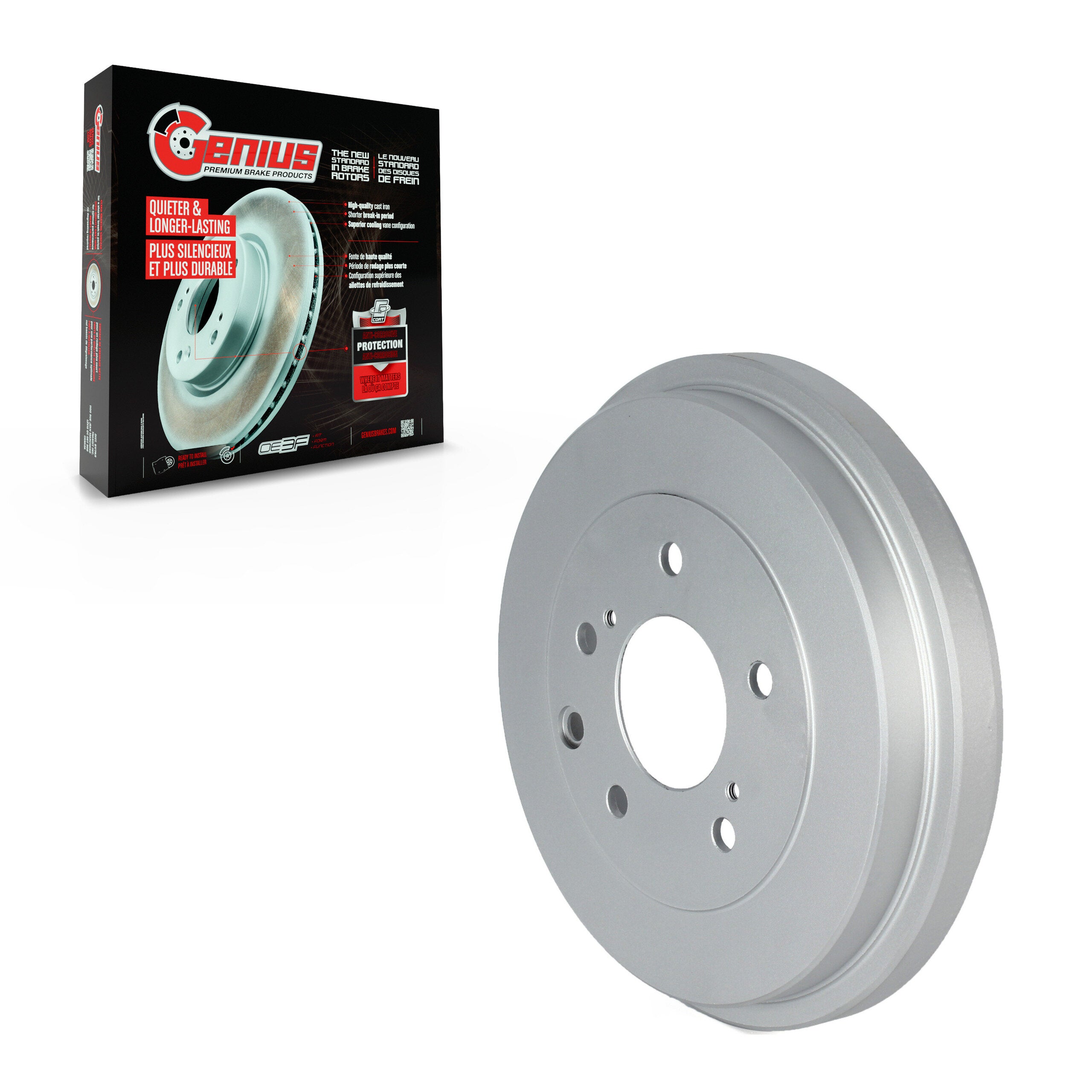Genius GCR-97865 Brake Drum for 2013-2022 Nissan Sentra - Rear