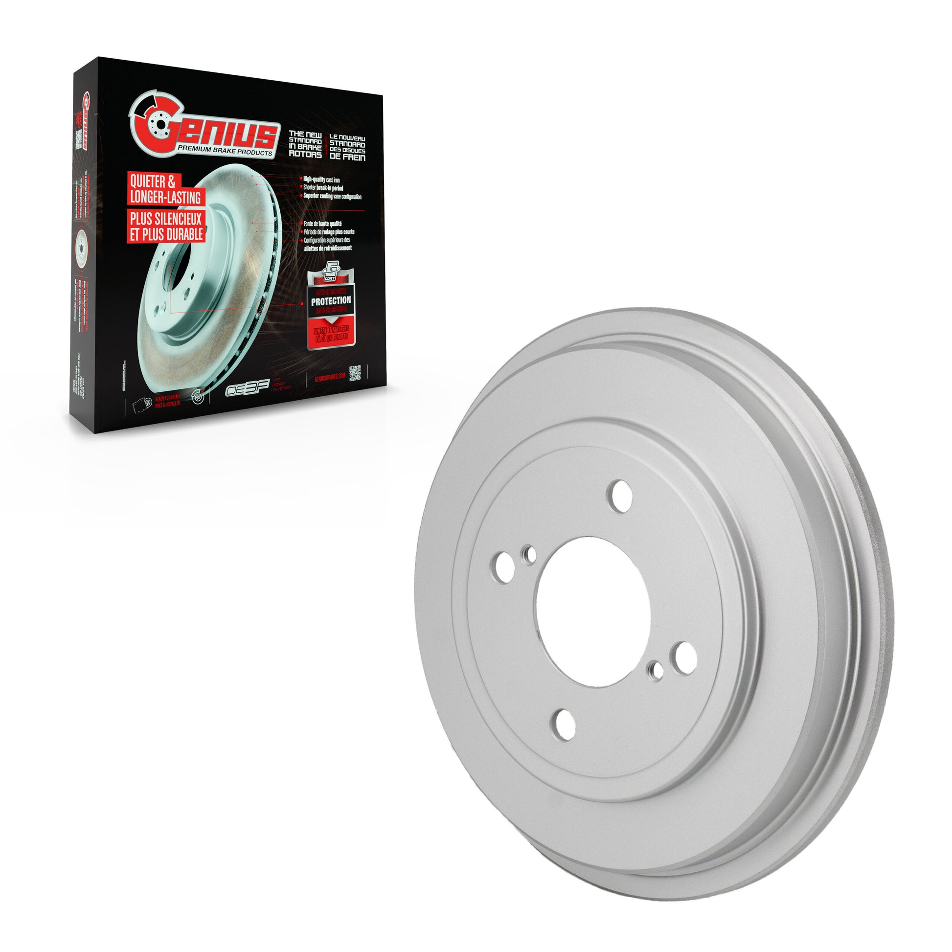 Genius GCR-97868 Brake Drum for 2013-2020 Honda Fit - Rear