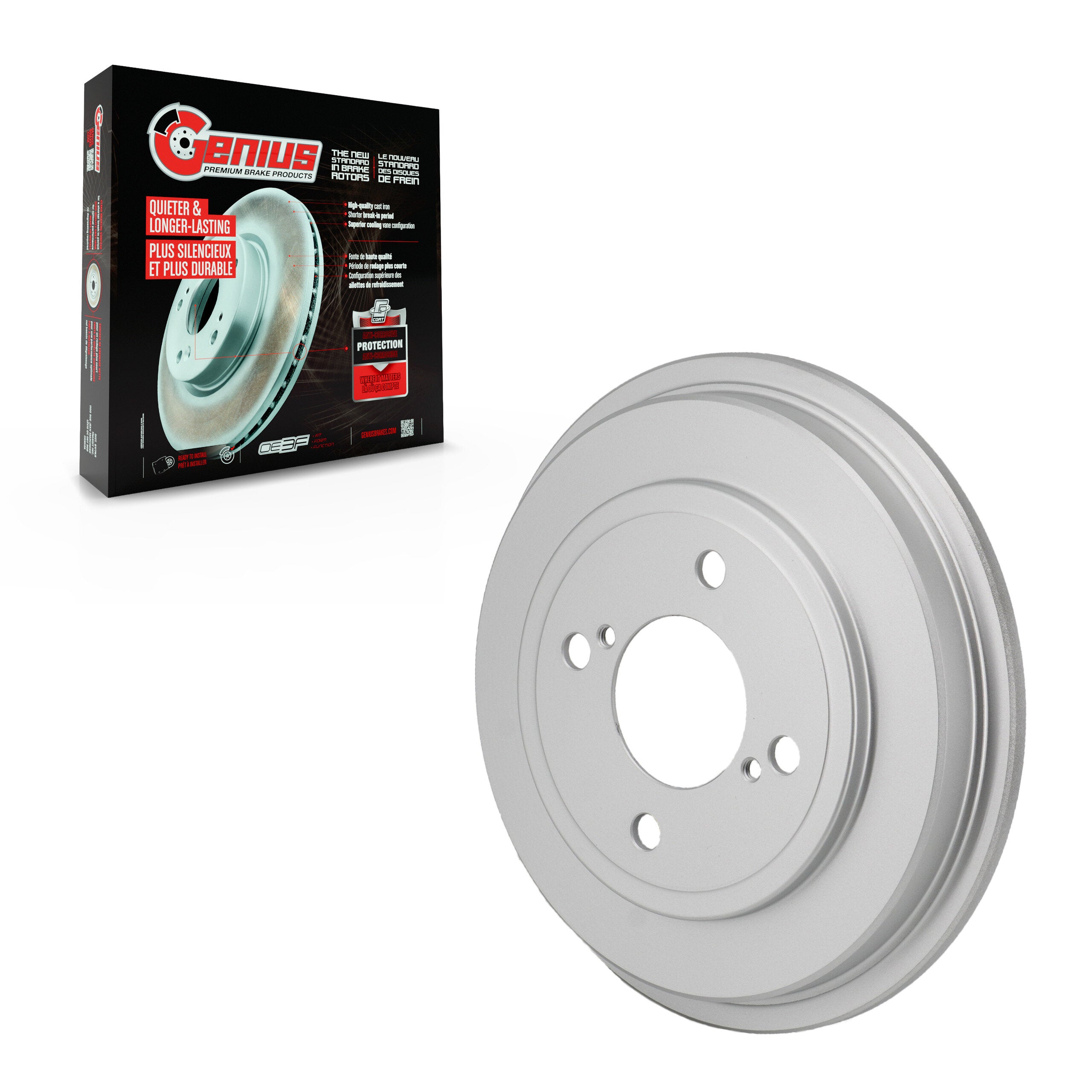 Genius GCR-97868 Brake Drum for 2013-2020 Honda Fit - Rear