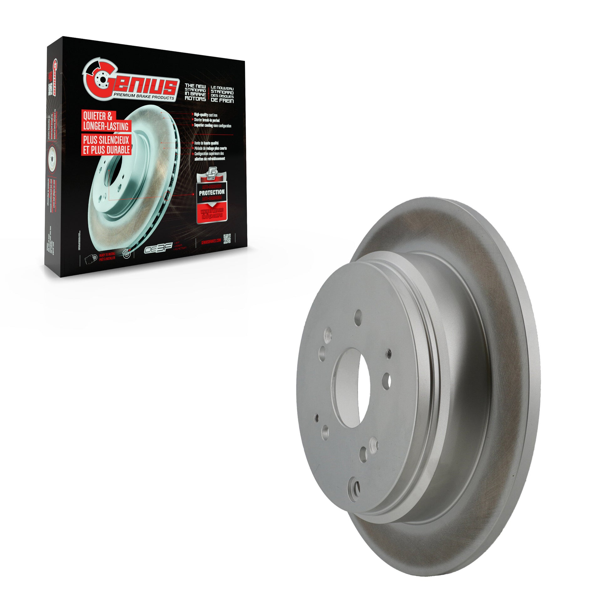 Genius GCR-980088 Disc Brake Rotor for 2002-2004 Honda Odyssey - Rear
