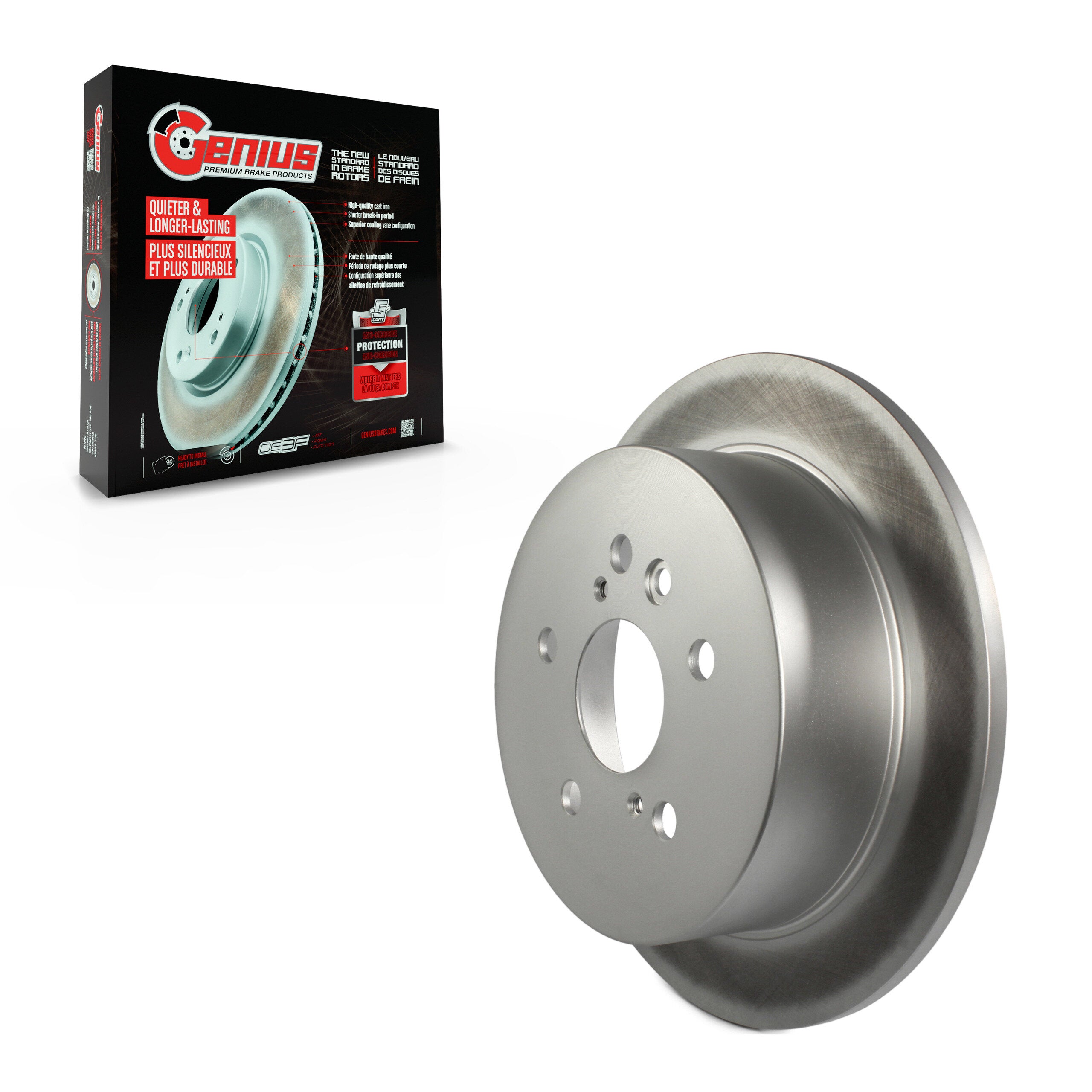 Genius GCR-980211 Disc Brake Rotor for 2004-2009 Lexus RX350, Lexus RX400h, Lexus RX330 - Rear