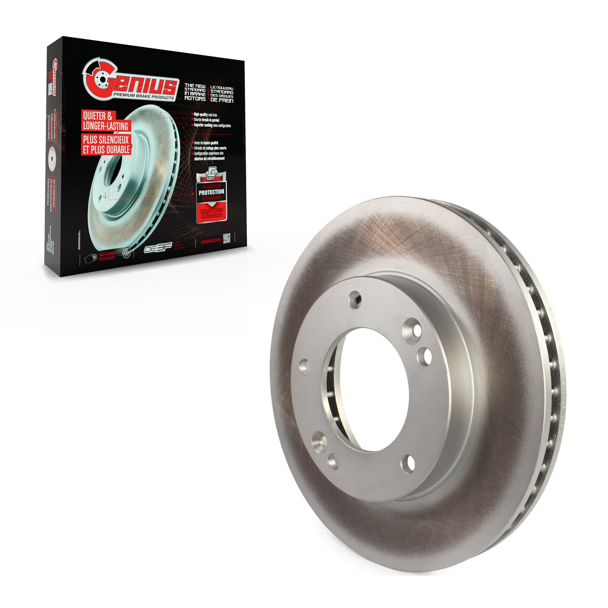 Genius GCR-980325 Disc Brake Rotor for 2003-2006 Kia Sorento - Front