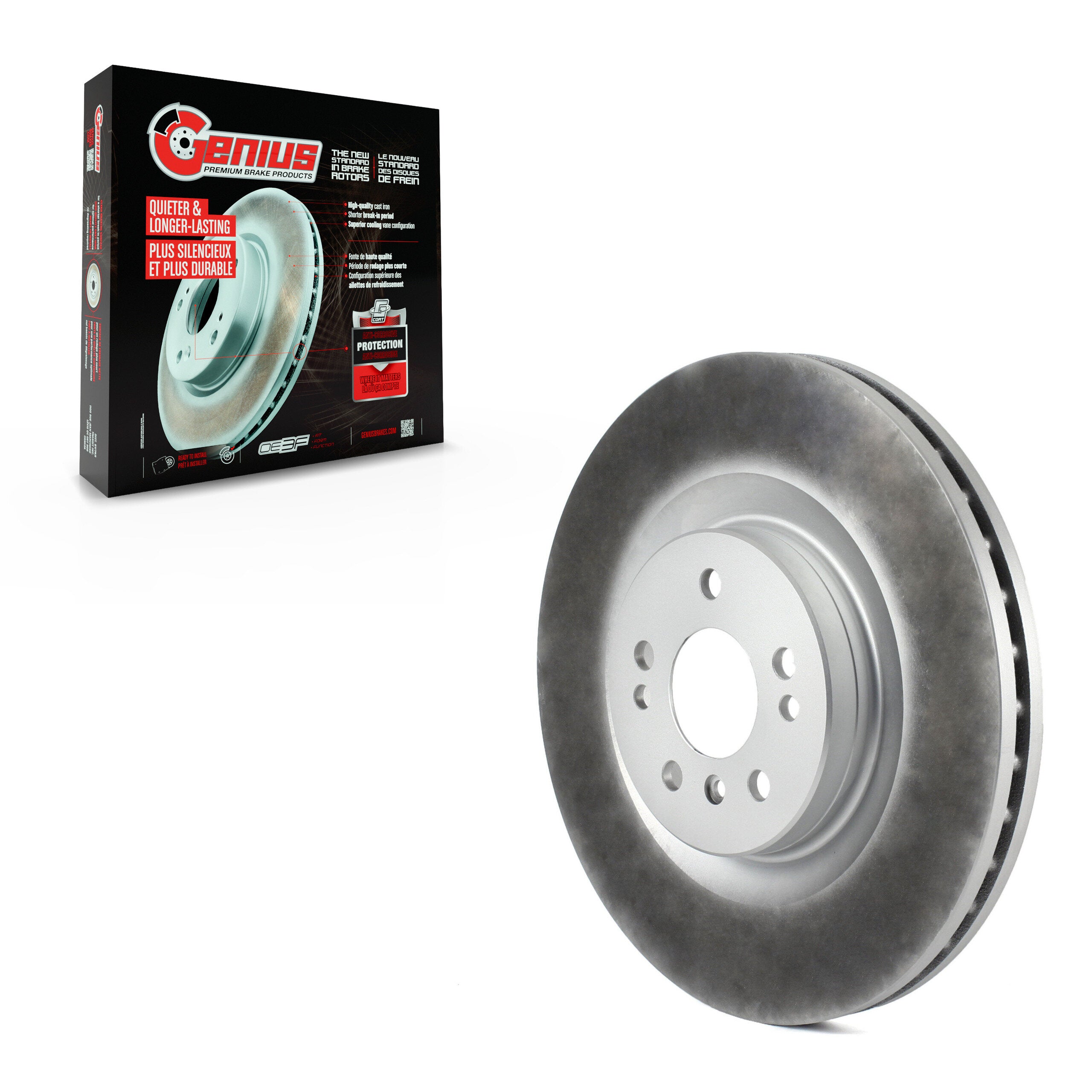 Genius GCR-980426 Disc Brake Rotor for 2005-2012 Mercedes-Benz GL350, Mercedes-Benz R350, Mercedes-Benz GL550 - Front