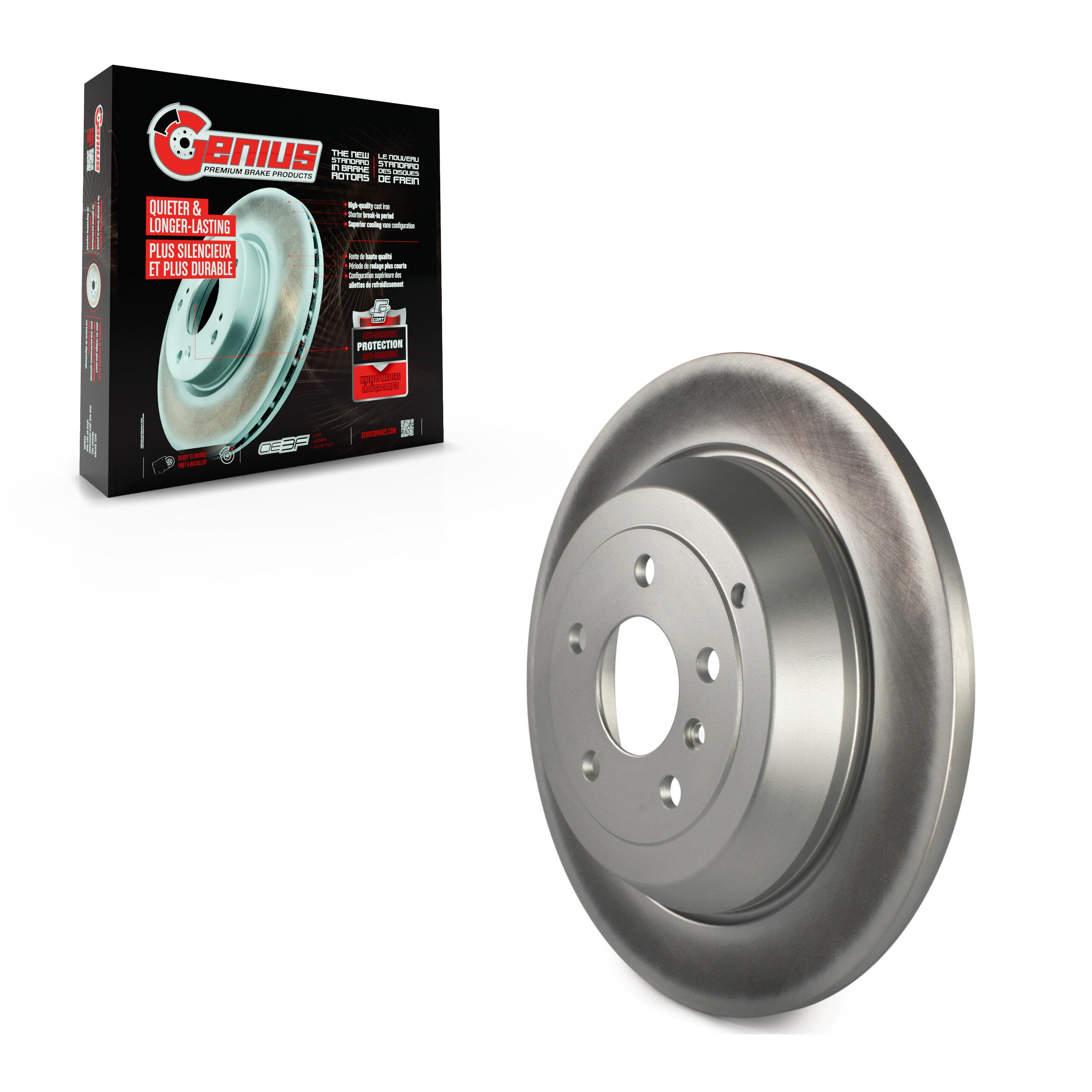 Genius GCR-980428 Disc Brake Rotor for 2006-2012 Mercedes-Benz ML450, Mercedes-Benz ML320, Mercedes-Benz ML500 - Rear