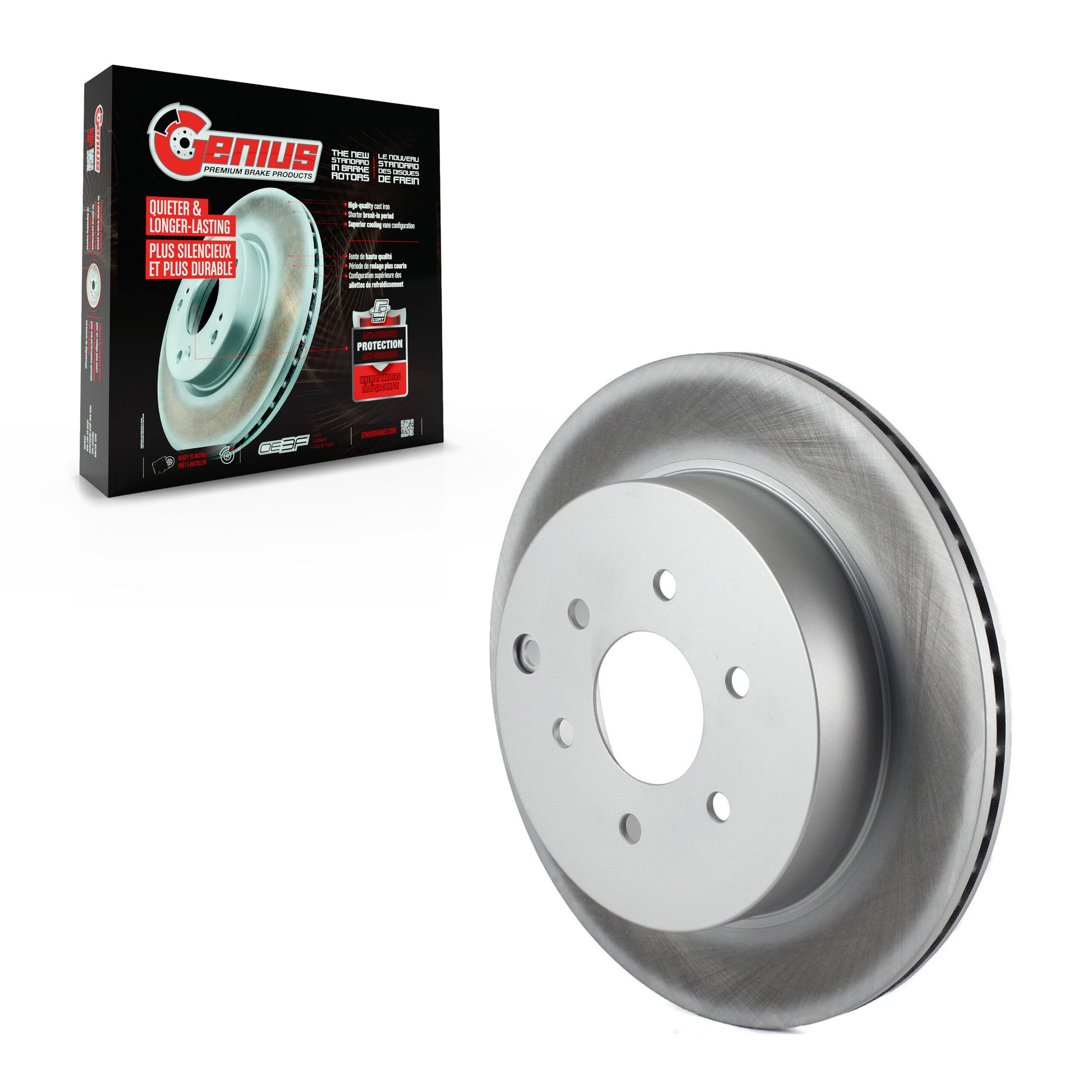 Genius GCR-980462 Disc Brake Rotor for 2004-2012 Nissan Pathfinder - Rear