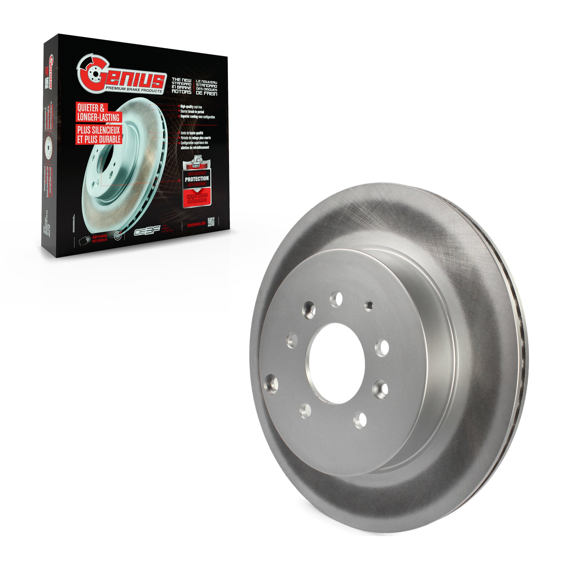 Genius GCR-980579 Disc Brake Rotor for 2007-2015 Mazda CX-9 - Rear