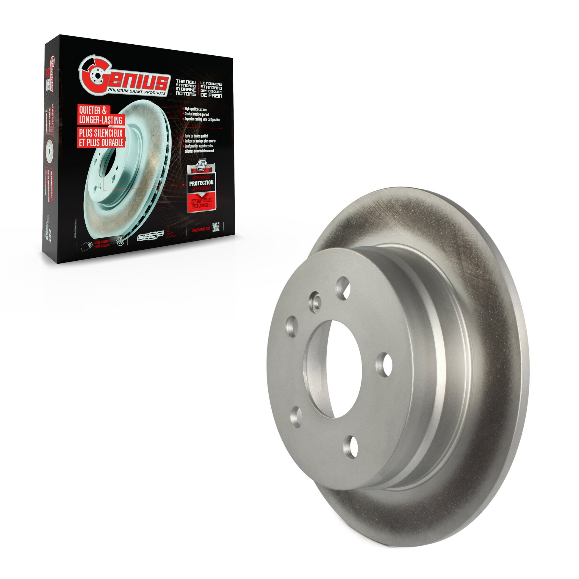Genius GCR-980667 Disc Brake Rotor for 2006-2011 Mercedes-Benz B200 - Rear