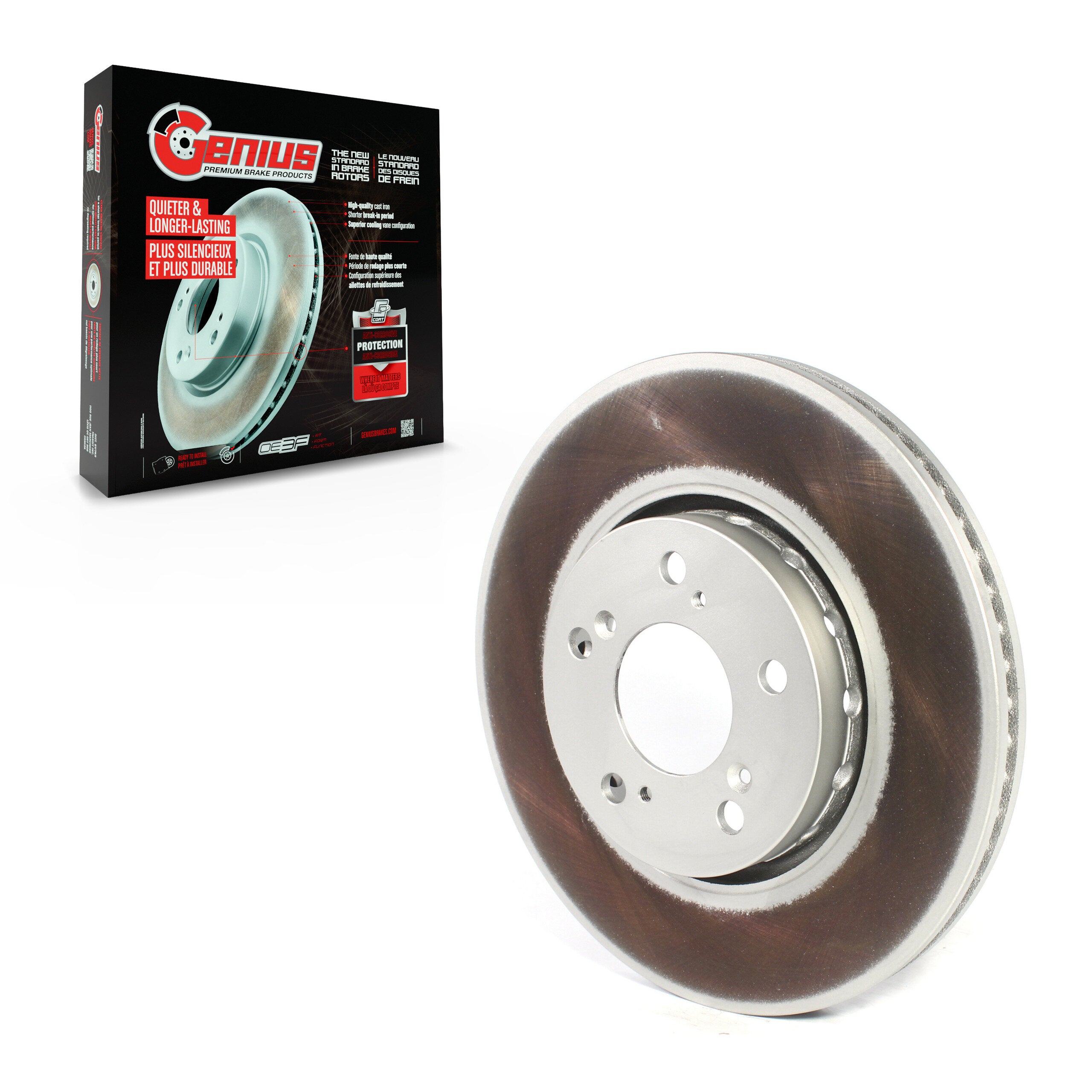 Genius GCR-981019 Disc Brake Rotor for 2014-2020 Acura RLX - Front