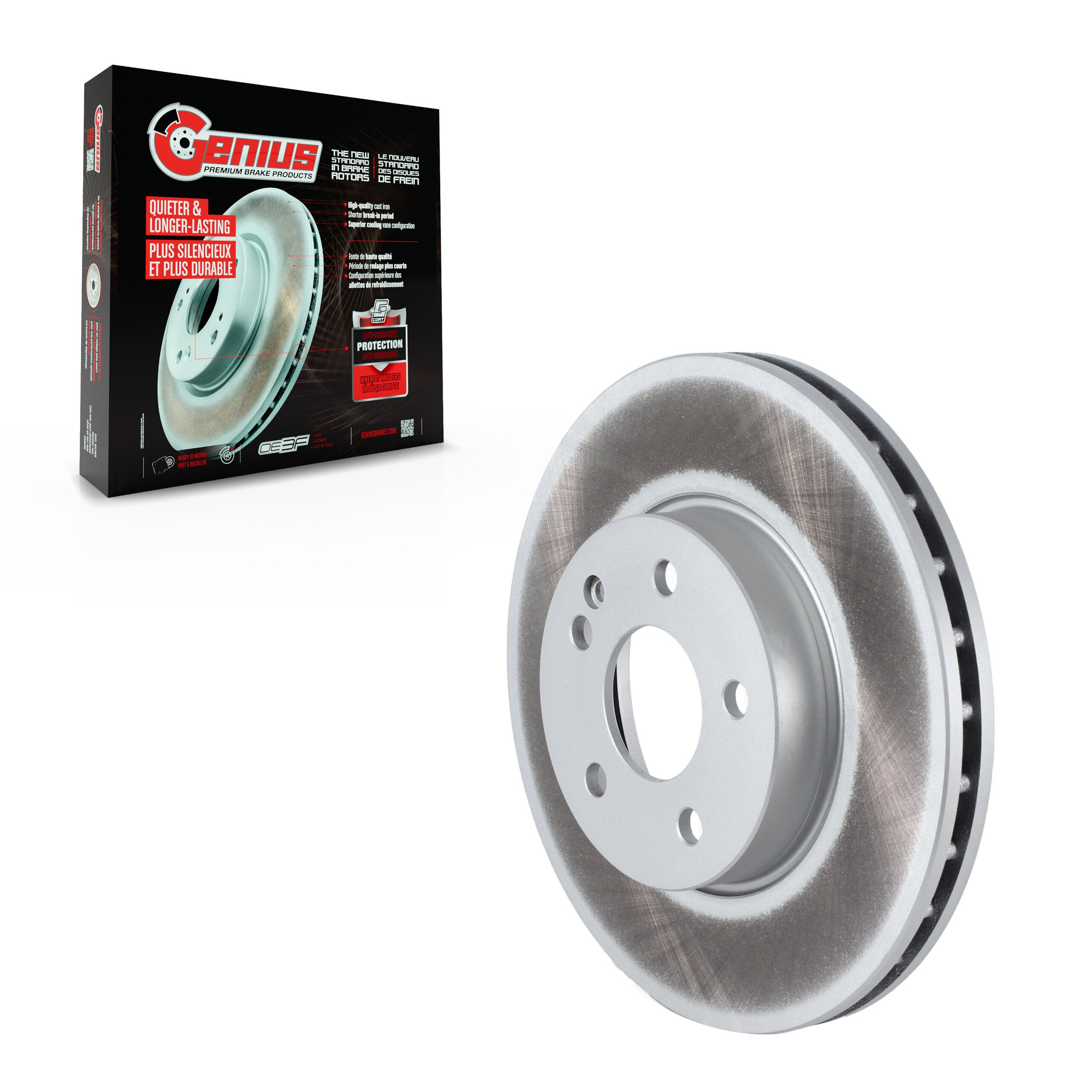 Genius GCR-981439 Disc Brake Rotor for 2016-2023 Mercedes-Benz Metris - Front