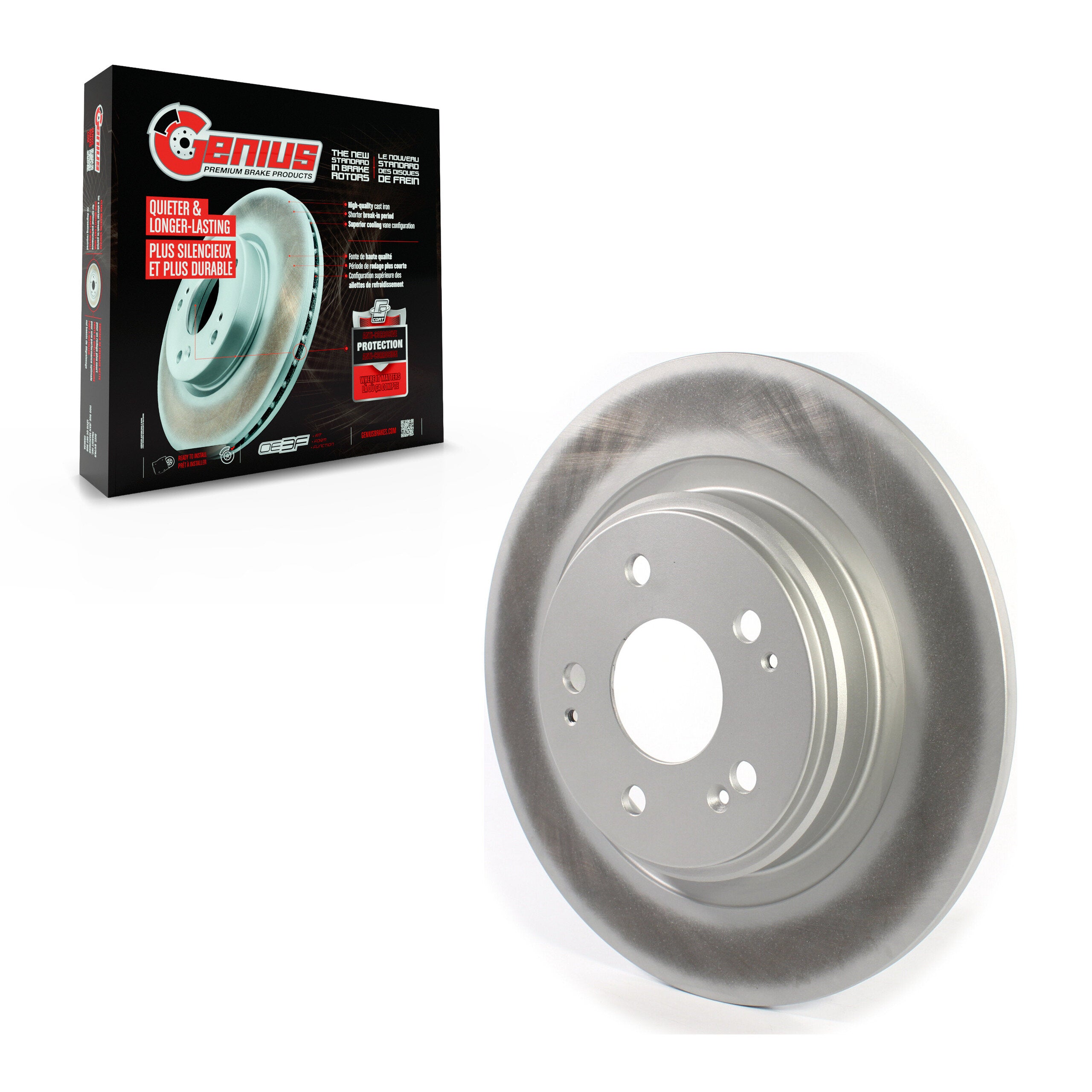 Genius GCR-982070 Disc Brake Rotor for 2017-2020 Acura MDX - Rear