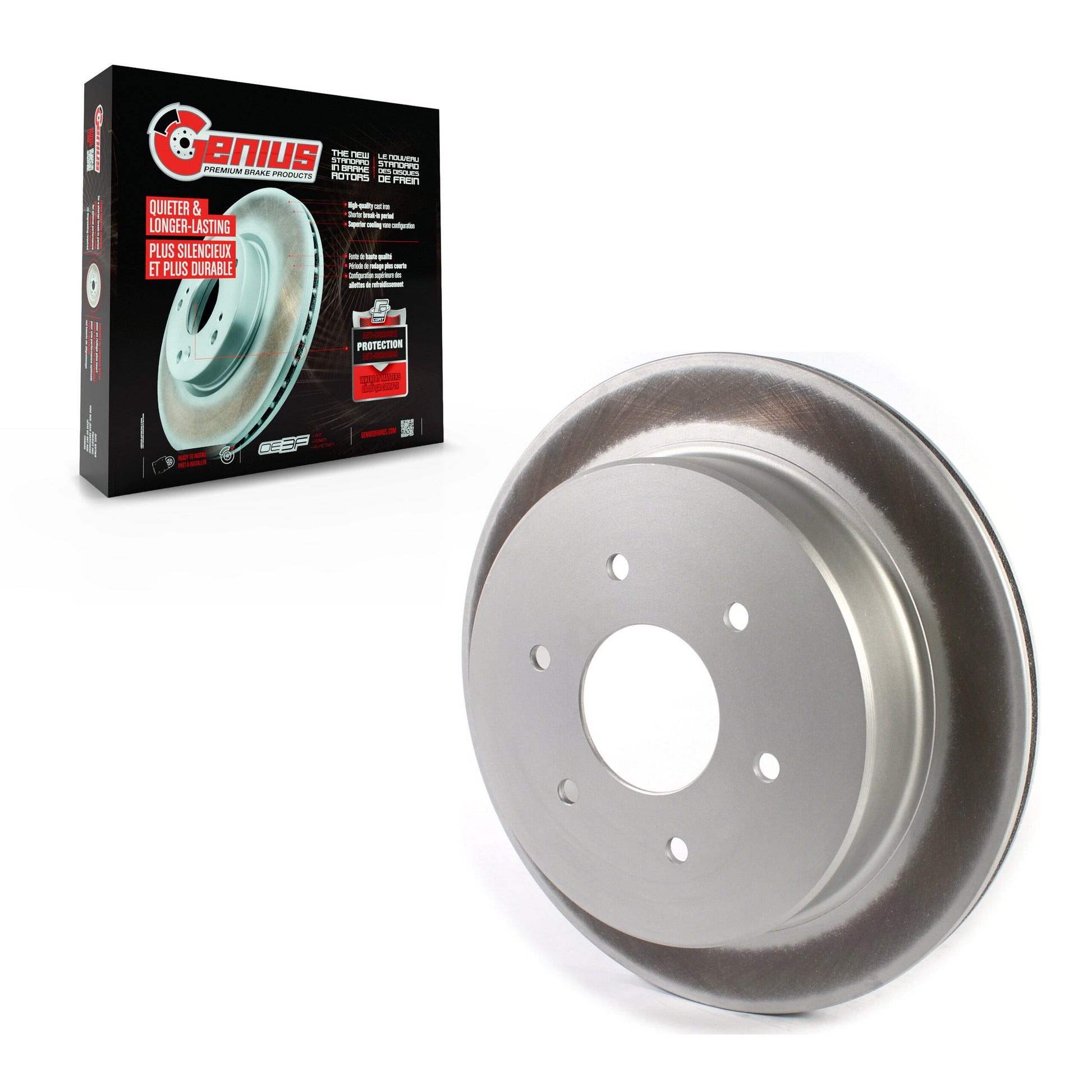 Genius GCR-982078 Disc Brake Rotor for 2017-2024 Nissan TITAN - Rear