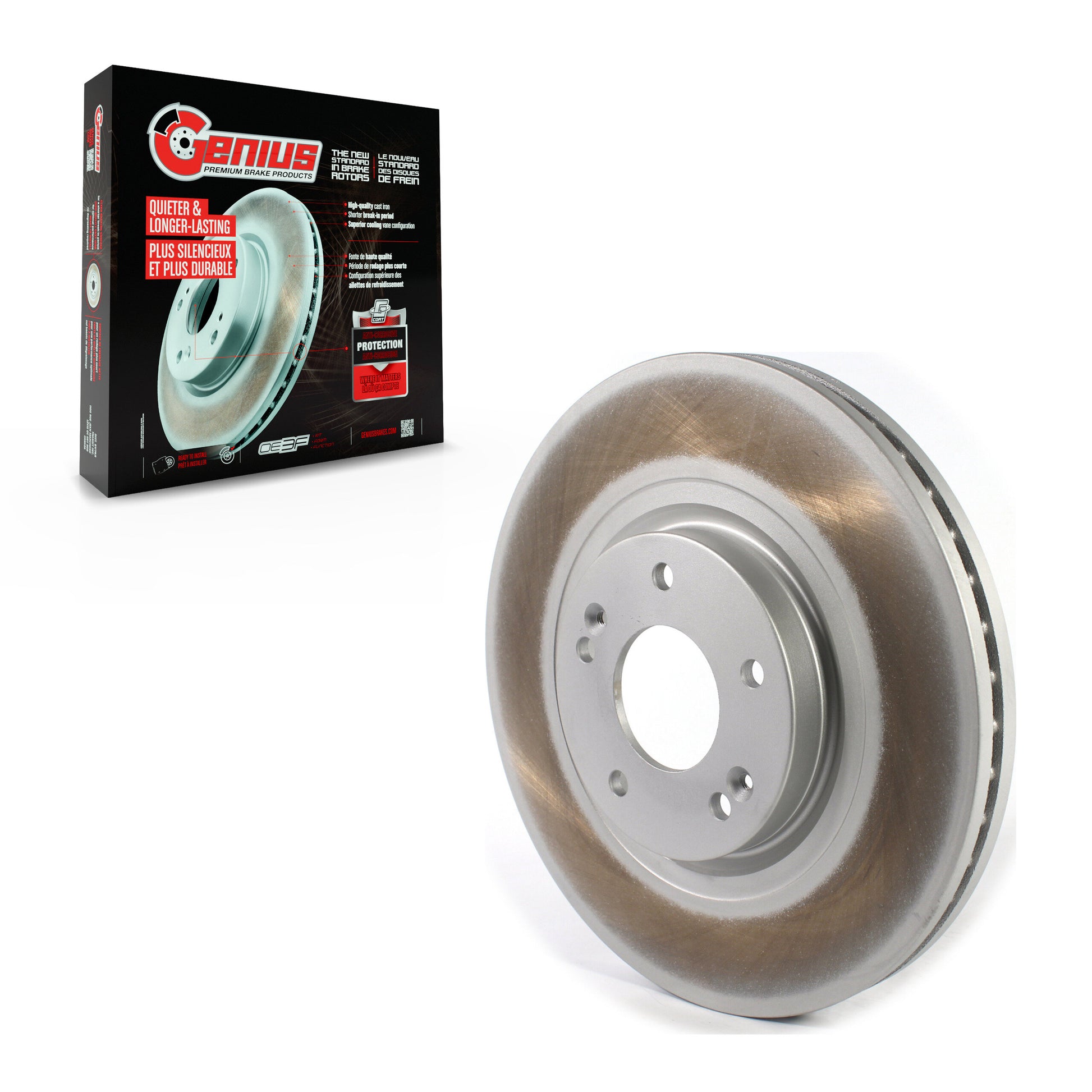 Genius GCR-982097 Disc Brake Rotor for 2015-2021 Kia Sedona - Front