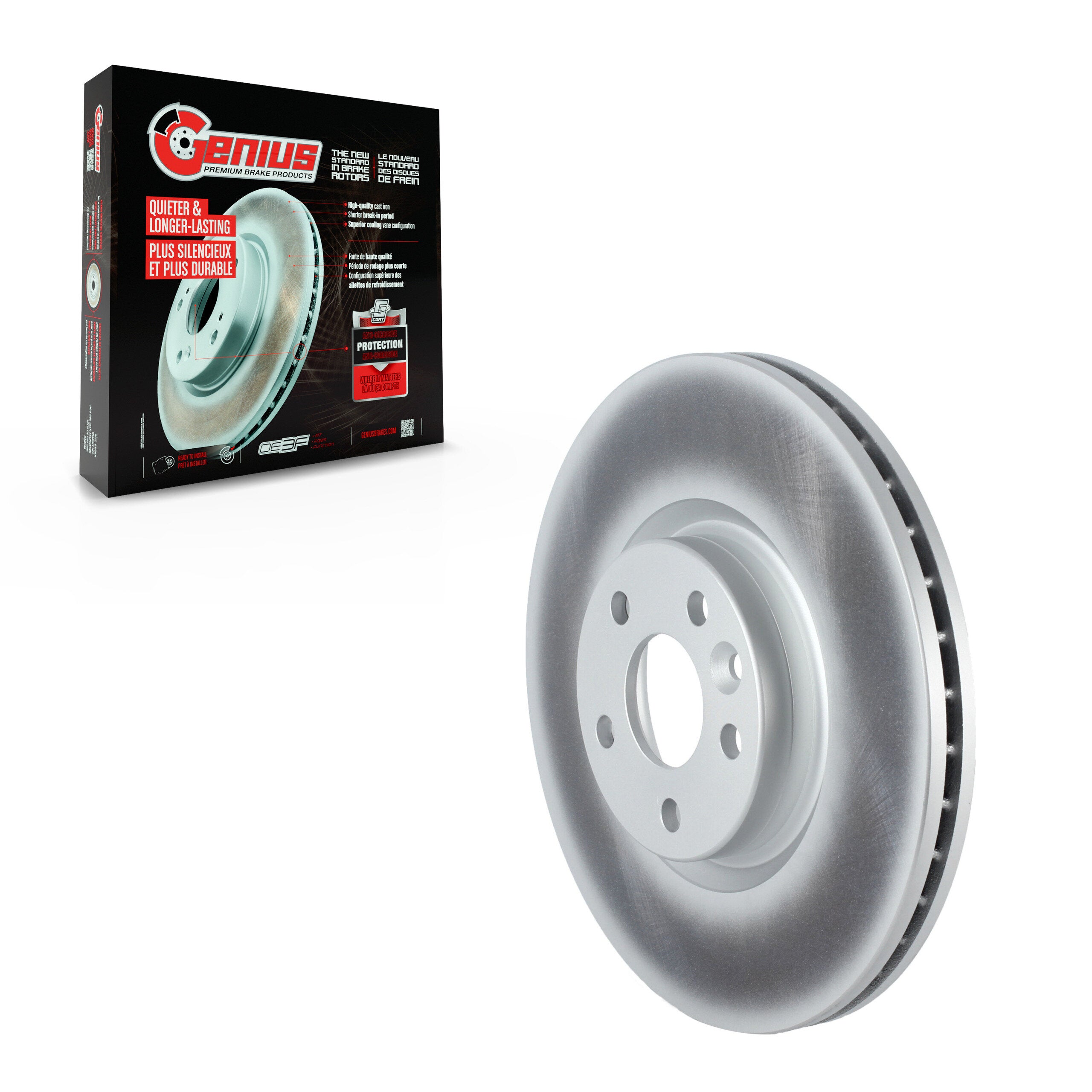 Genius GCR-982111 Disc Brake Rotor for 2016-2017 Volvo XC60 - Front