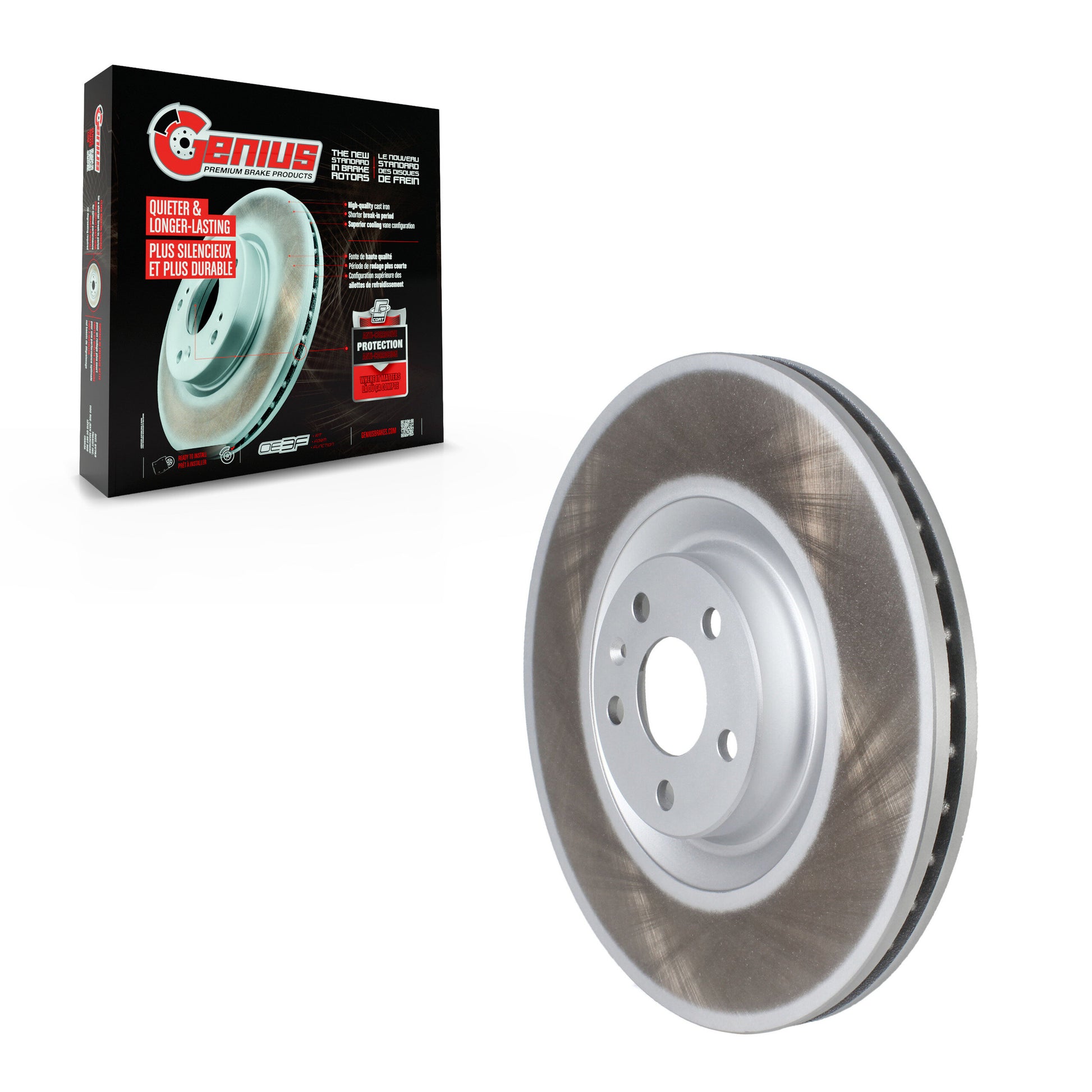 Genius GCR-982113 Disc Brake Rotor for 2016-2025 Volvo XC60, Volvo XC90 - Front