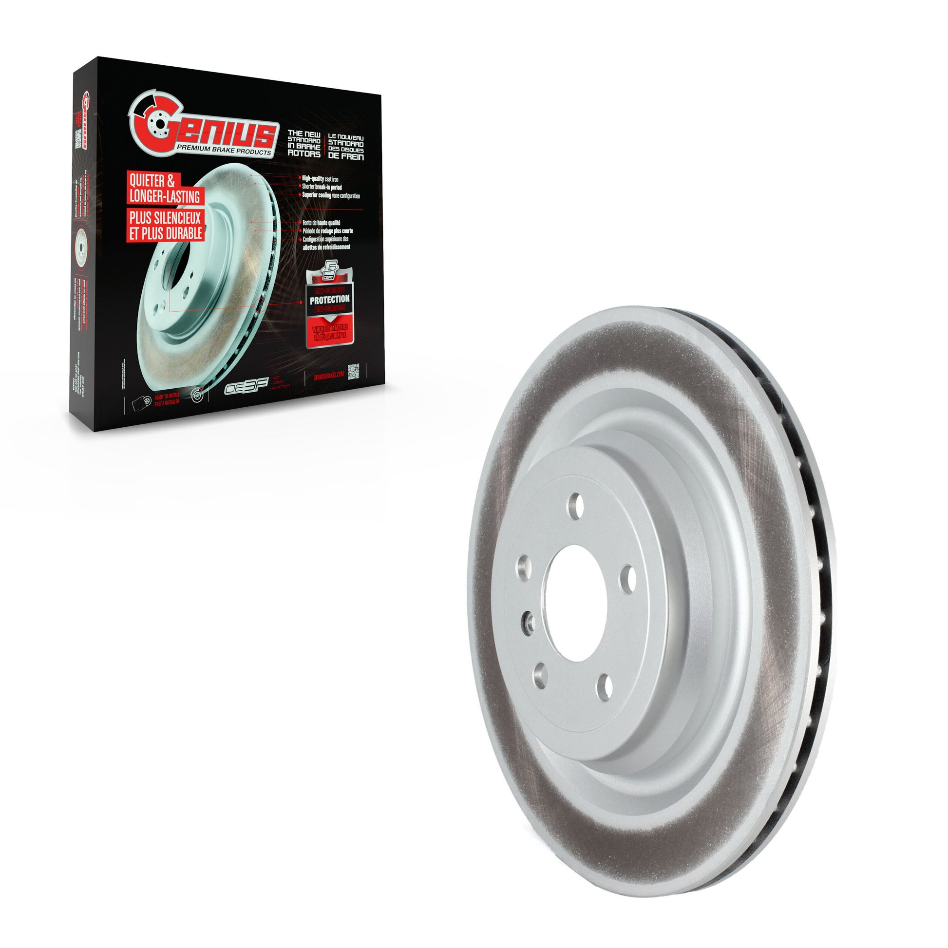 Genius GCR-982118 Disc Brake Rotor for 2013-2019 Mercedes-Benz GLS350d, Mercedes-Benz GLS450, Mercedes-Benz GLS550 - Rear