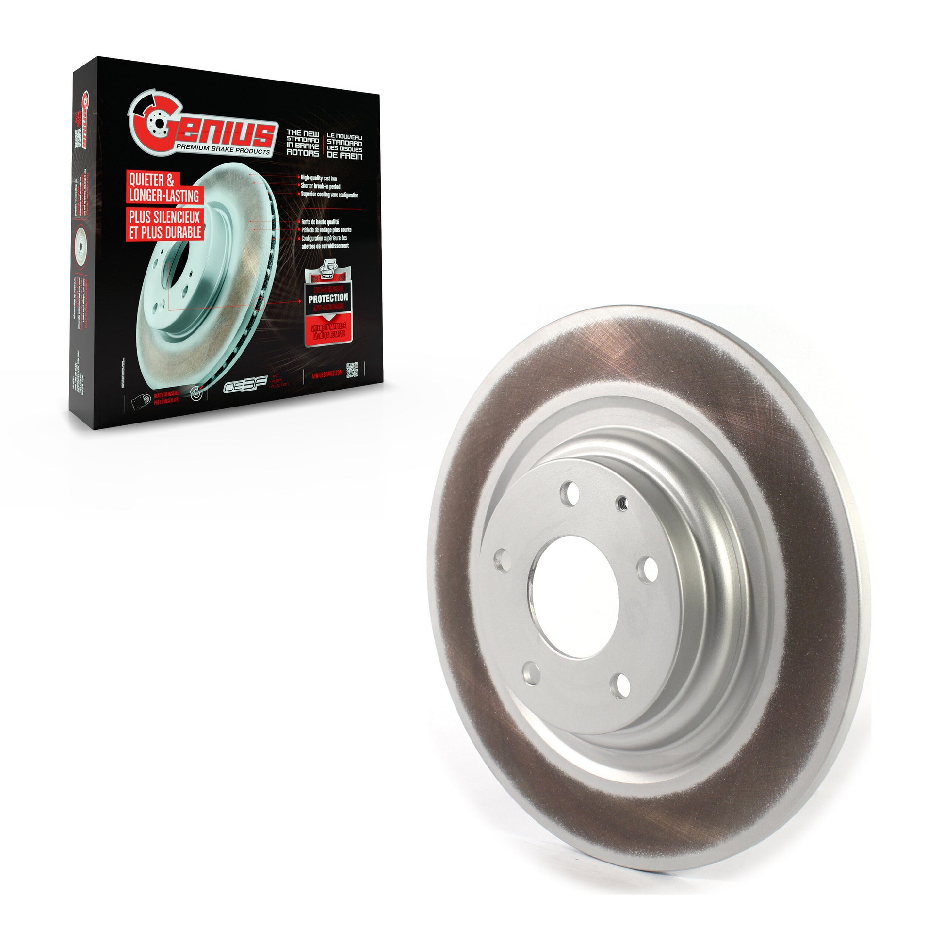 Genius GCR-982129 Disc Brake Rotor for 2016-2023 Mazda CX-9 - Rear