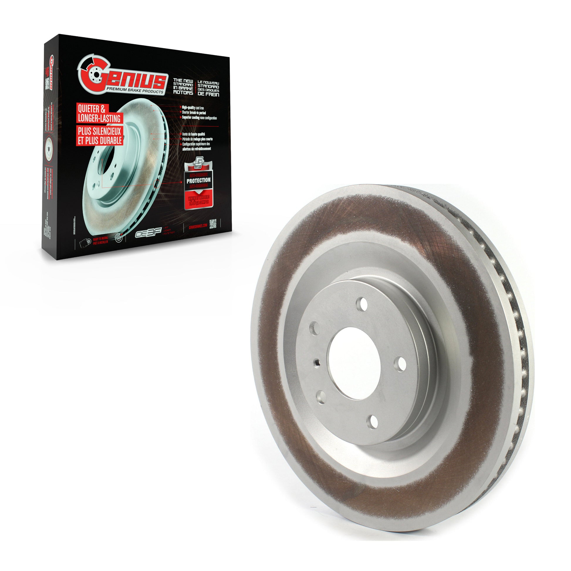 Genius GCR-982431 Disc Brake Rotor for 2019-2024 INFINITI QX55, INFINITI QX50 - Front