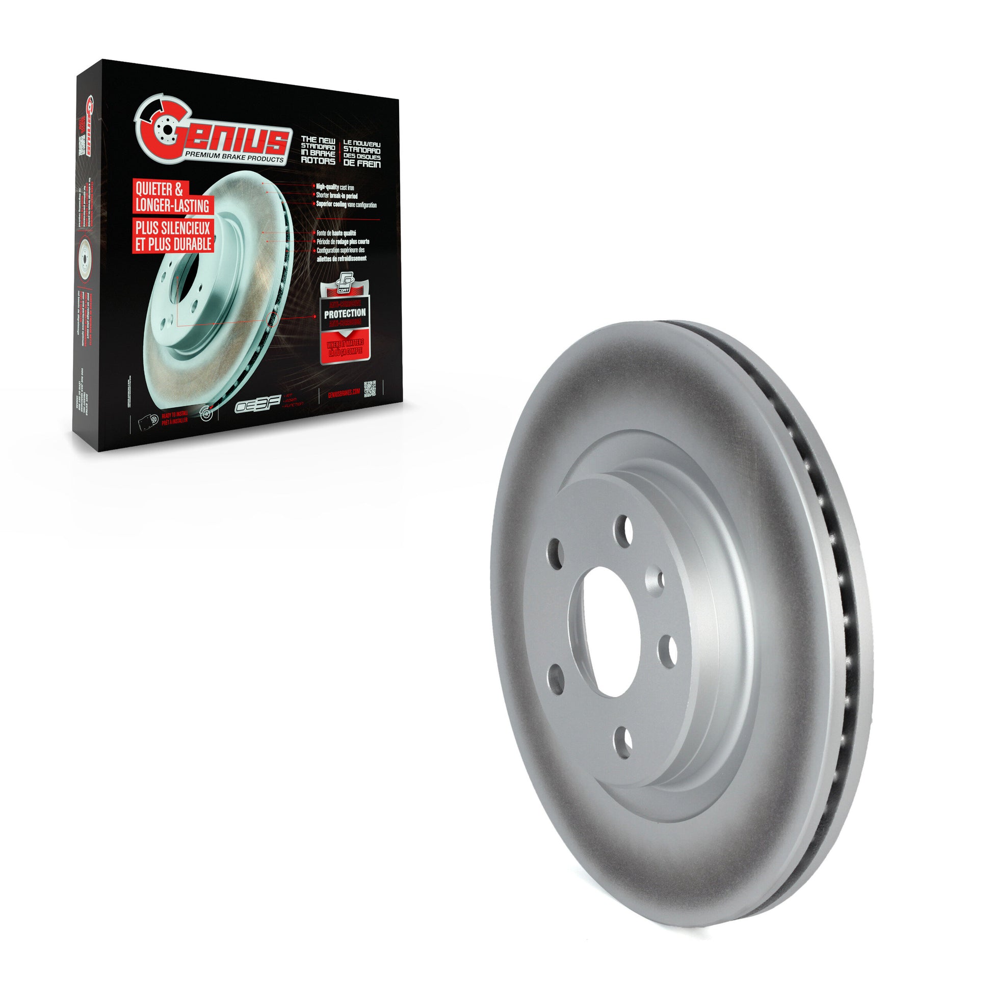 Genius GCR-982591 Disc Brake Rotor for 2019-2025 Volvo XC40 - Front