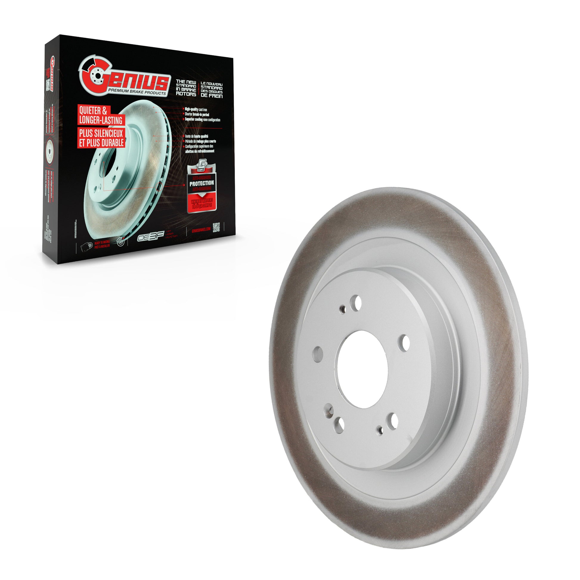 Genius GCR-982749 Disc Brake Rotor for 2021-2023 Acura TLX - Rear