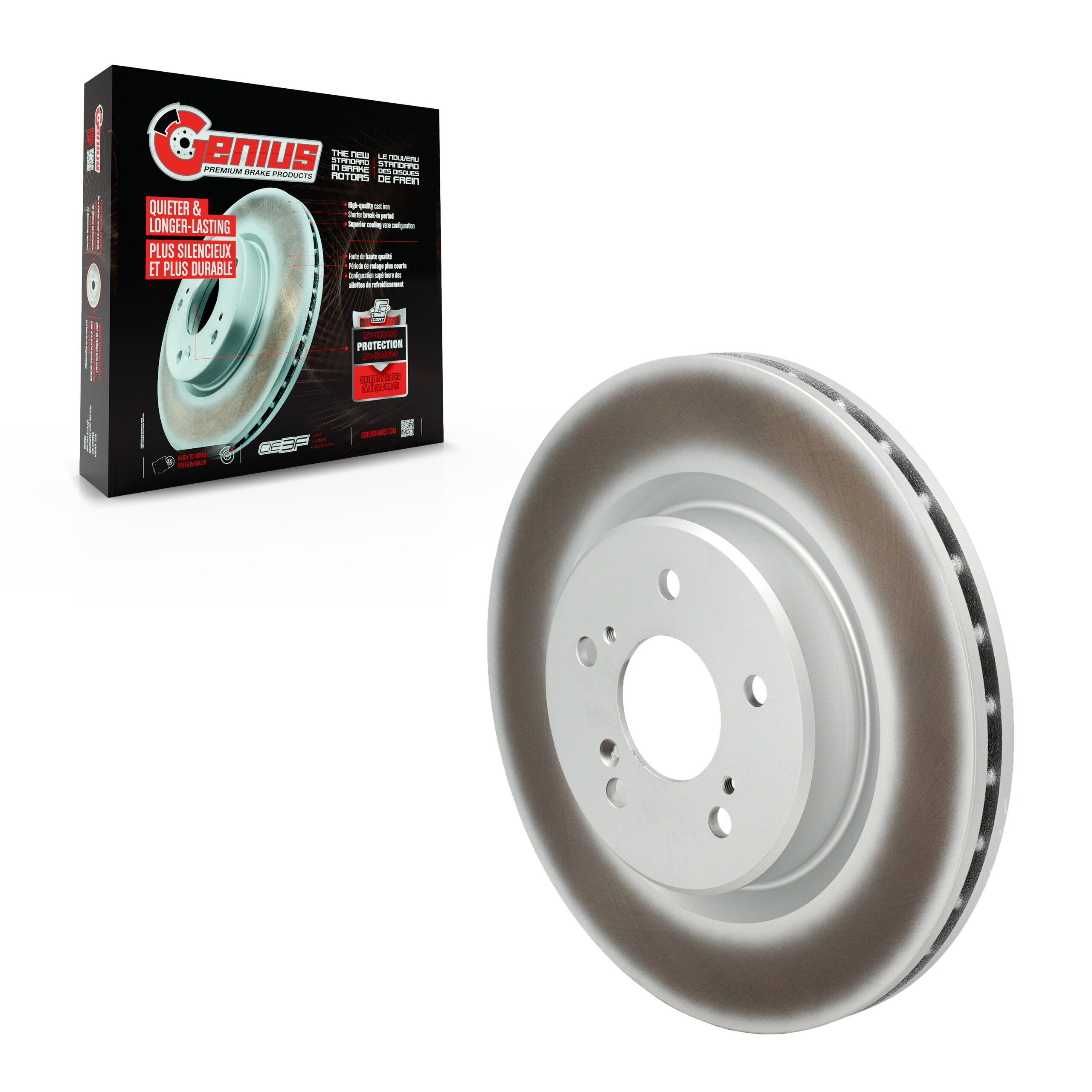 Genius GCR-982753 Disc Brake Rotor for 2021-2023 Acura TLX - Front